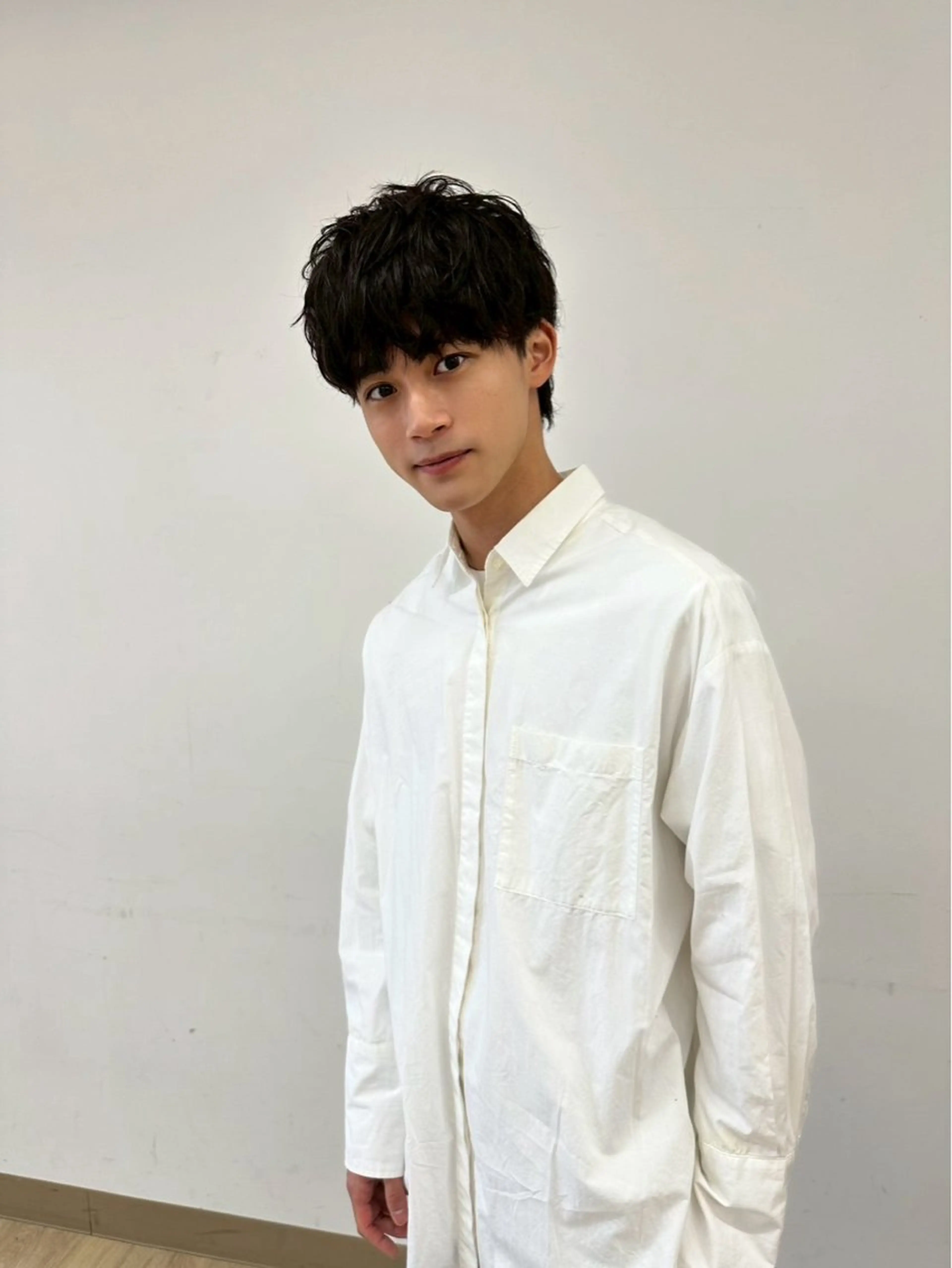 ショート メンズ 松田 望愛/透明感カラーのヘアスタイル