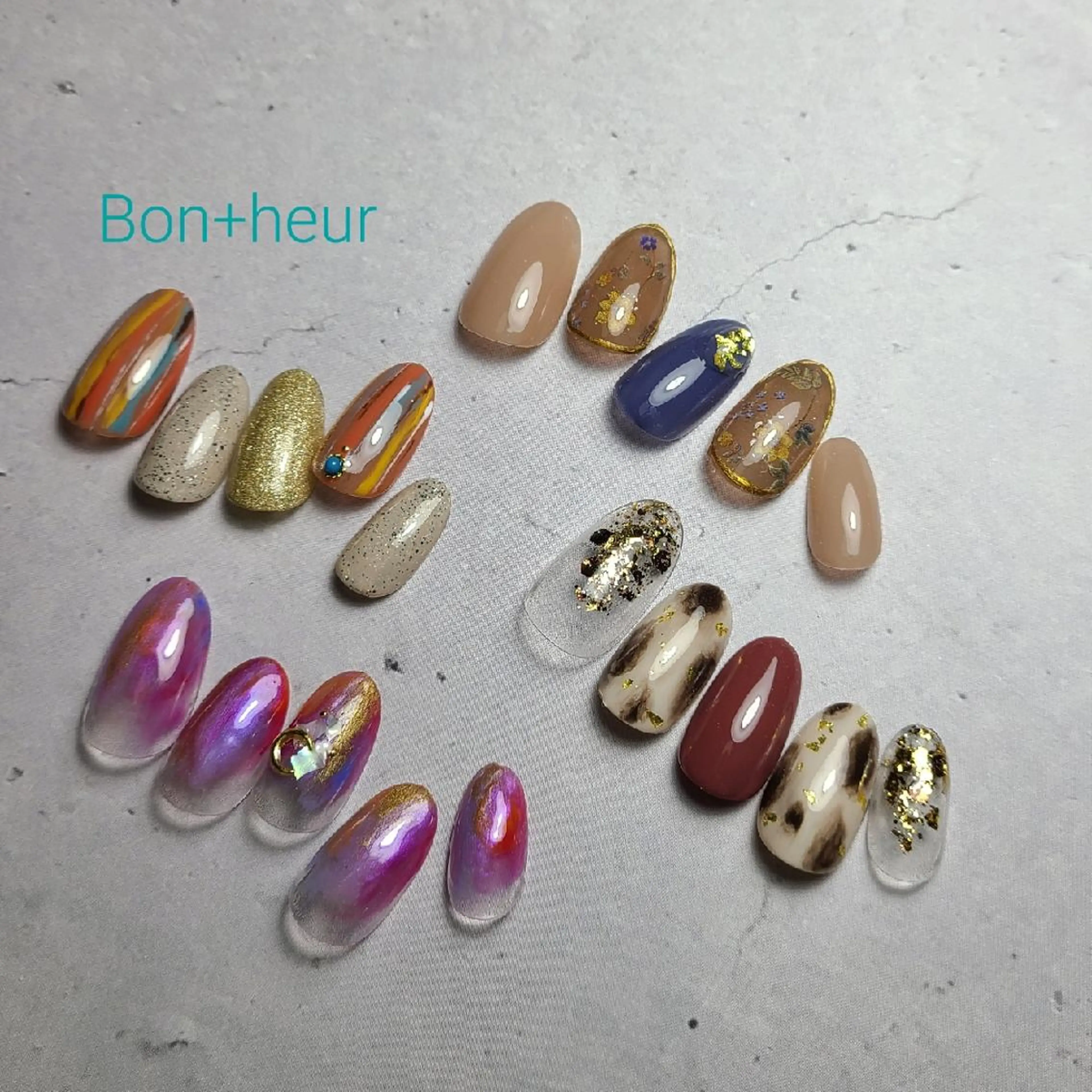 ネイル アニマル柄 ジェルネイル ハロウィン ラメ(グリッター) ミラーネイル ハンドネイル 宮口 紗子のネイルデザイン