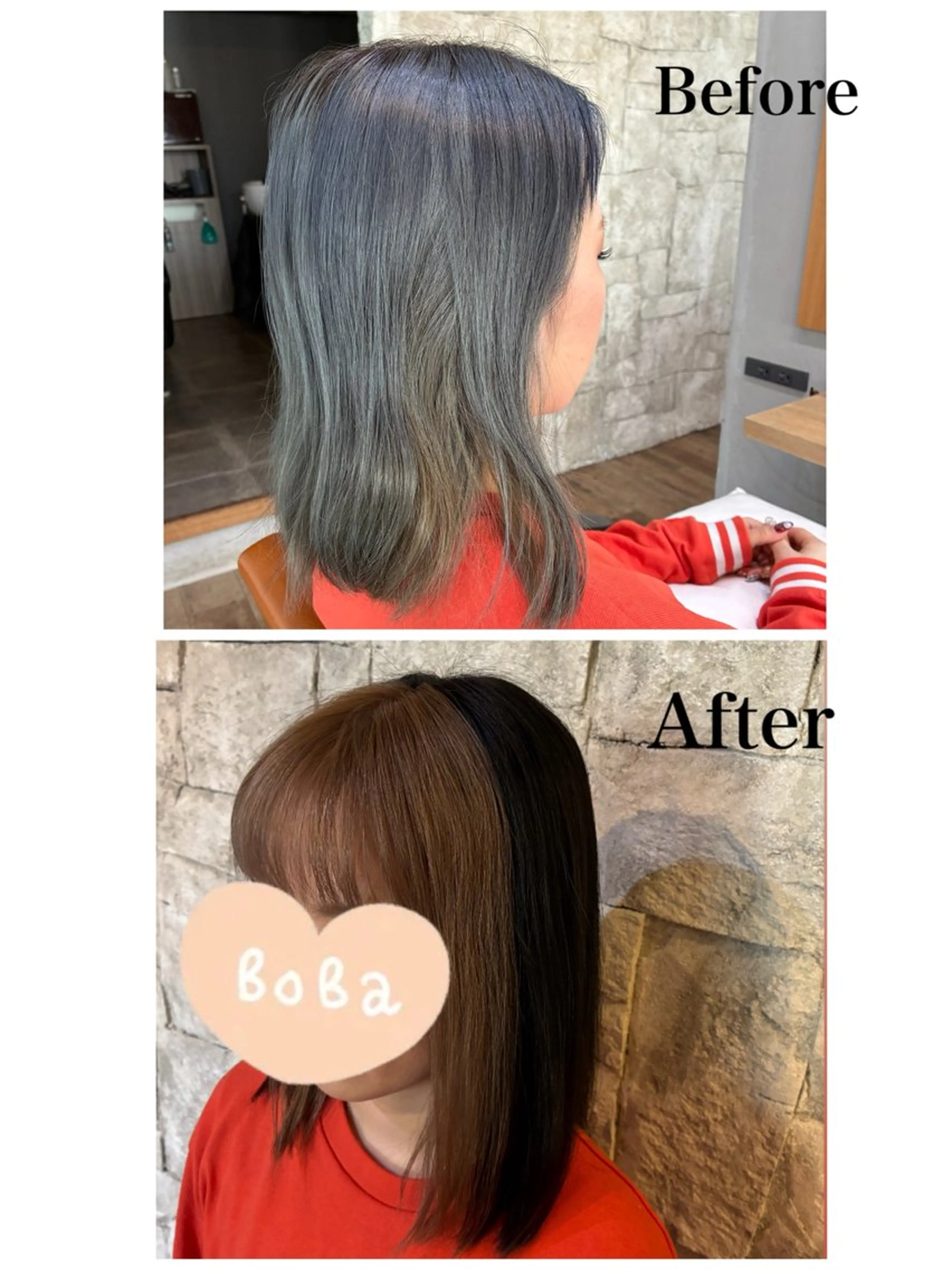 カラー ミストバング  フェイスフレーミング ヘアカラー お褒めの口コミ多数✨ 美髪カラー/浦本冴絵のヘアスタイル
