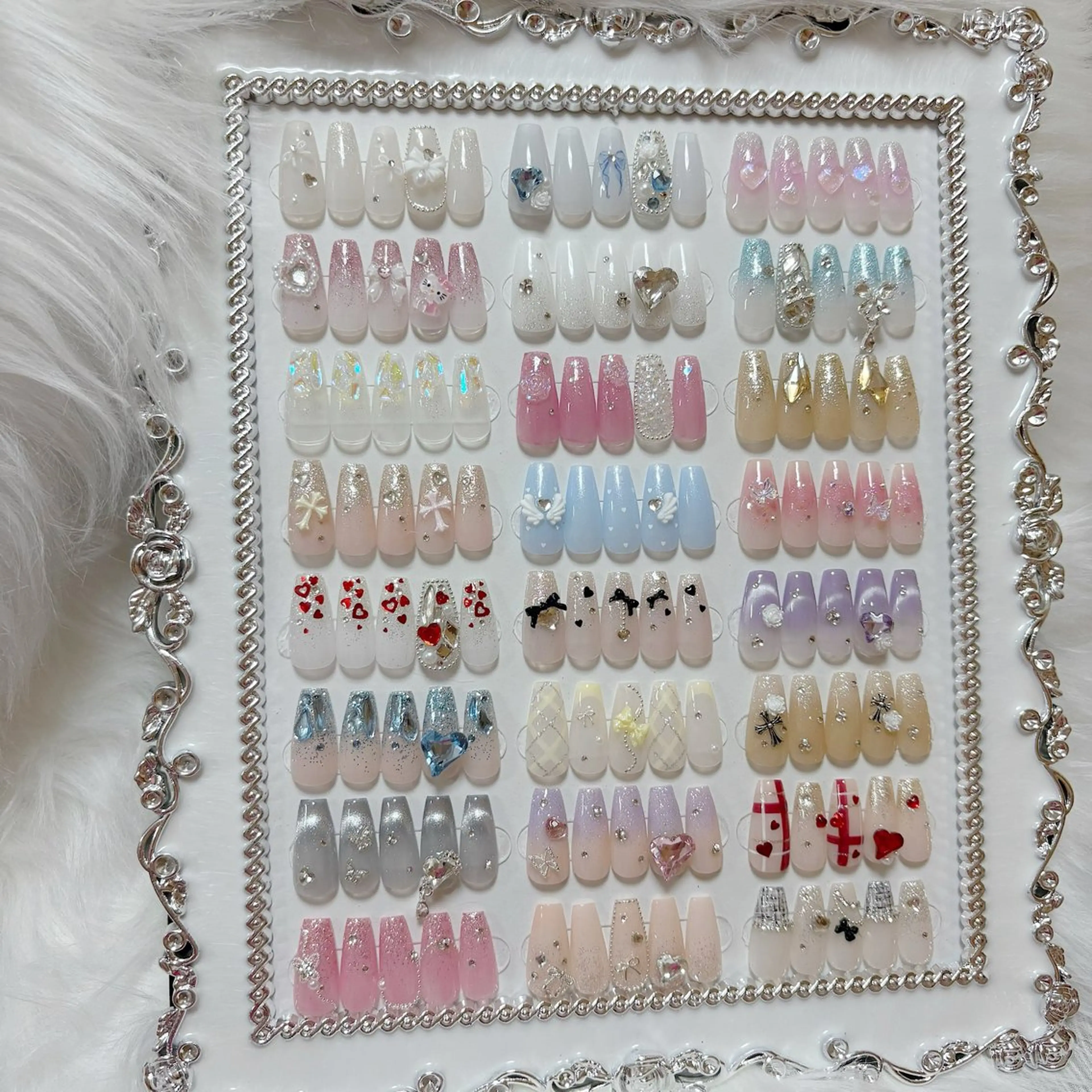 〈オフ込み〉🎀やり放題定額サンプルコース（カラー変更・配置変更可能）の写真