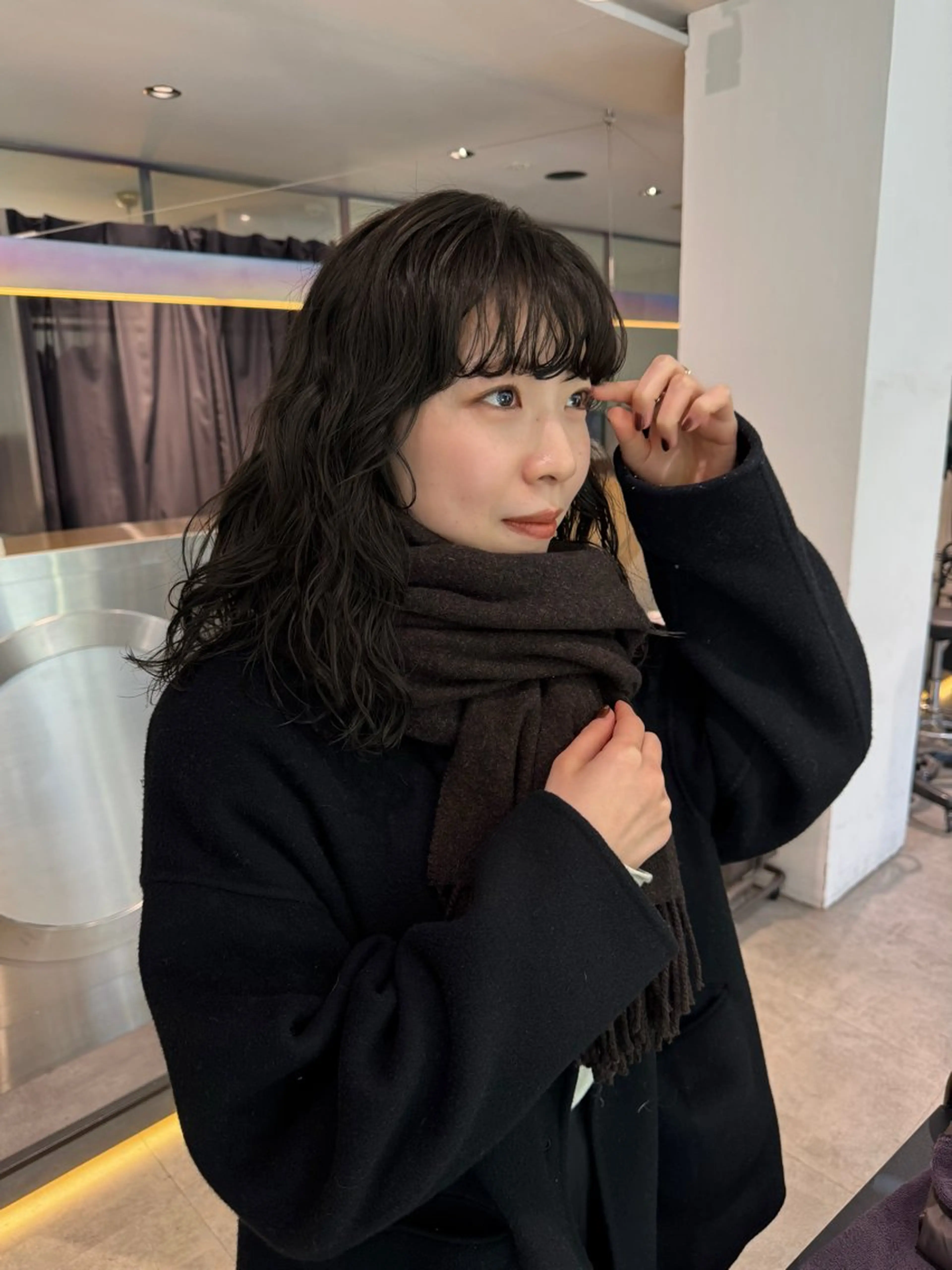 ミディアム ミディアムパーマ Qin shaire salon 原宿所属・🌿パーマ/ボブ/ レイヤー/Mikiのヘアスタイル