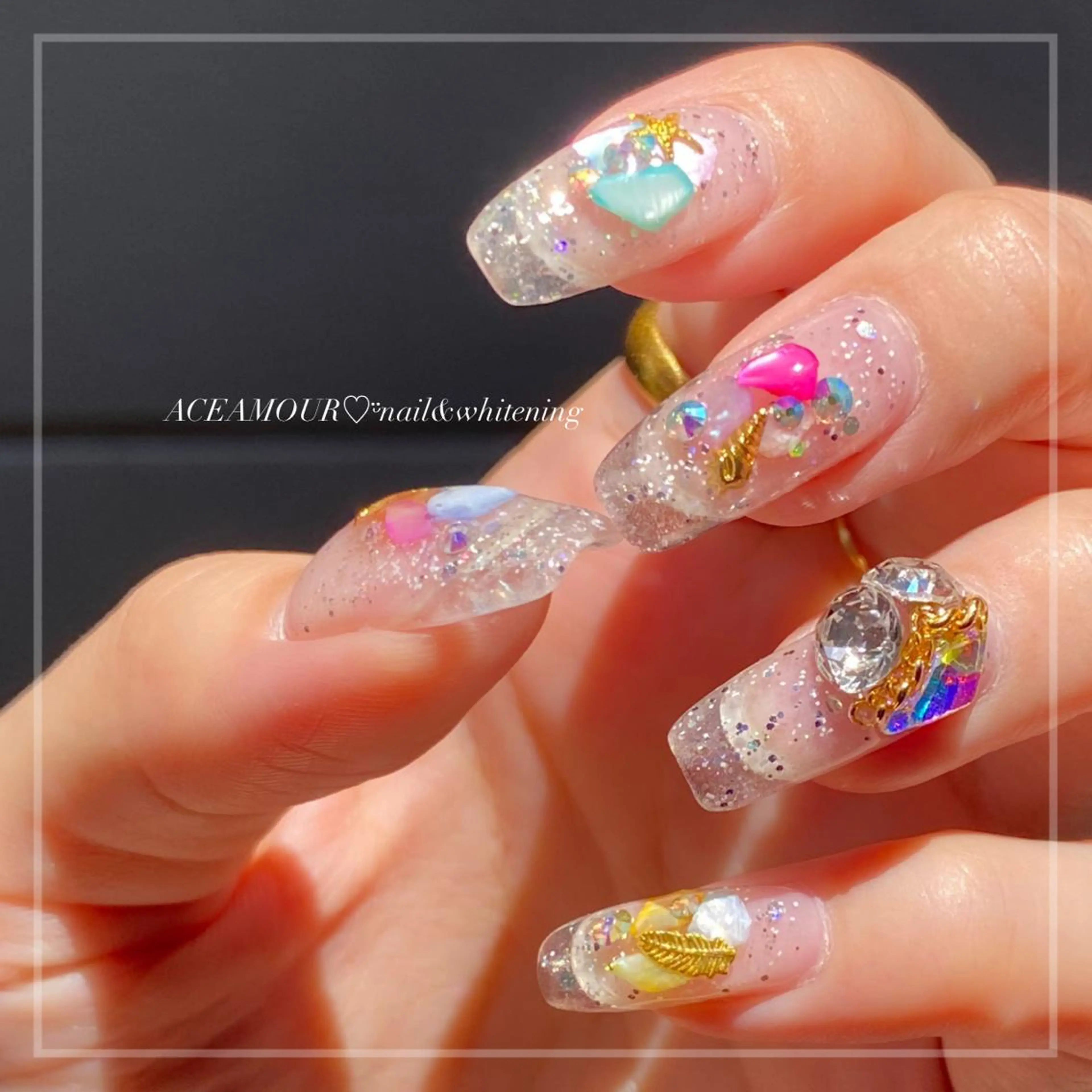 ネイル ネイル/耳つぼ /新ホワイトニングのネイルデザイン