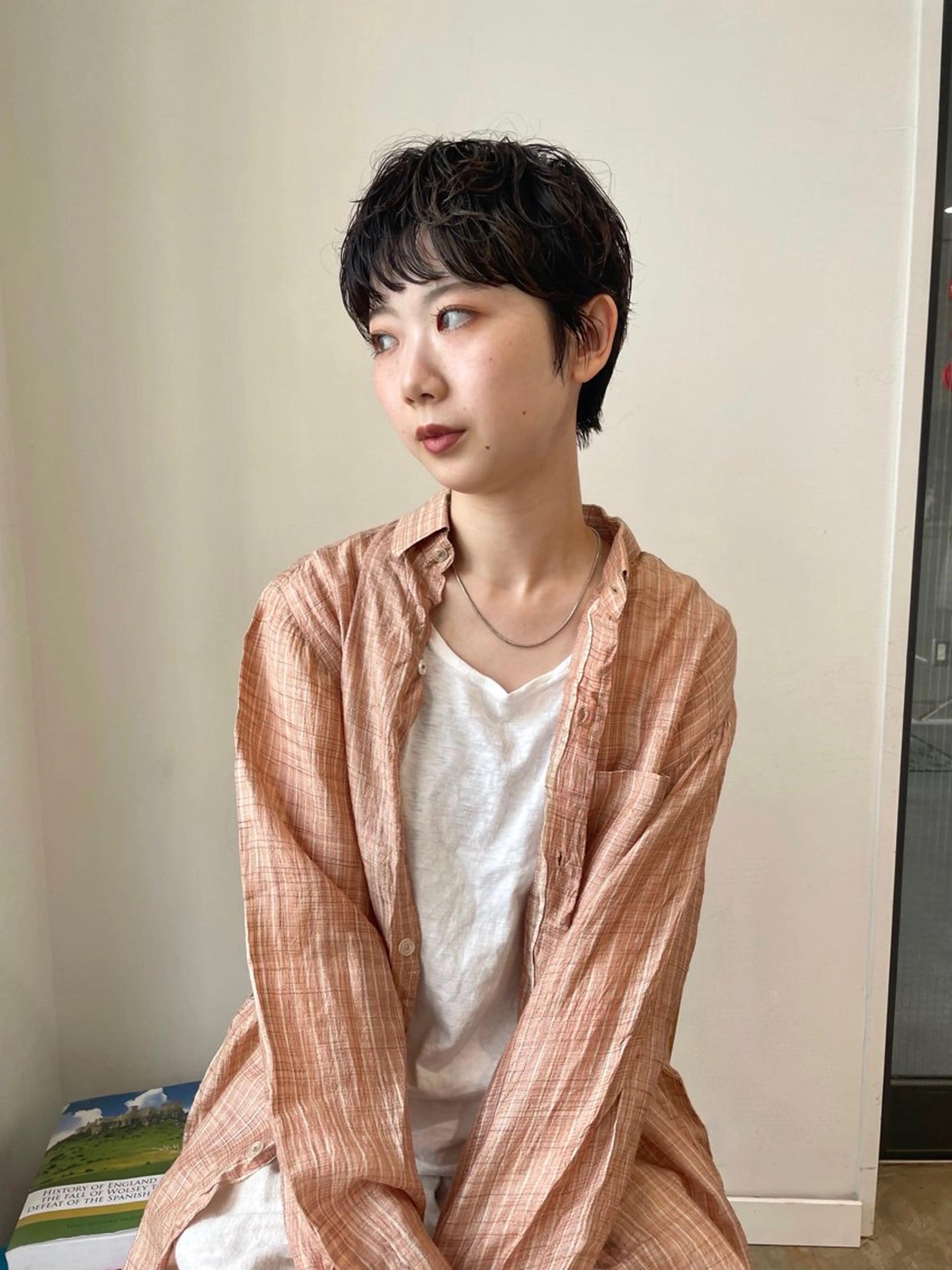 ショート カラー パーマ pole所属・【pole】 minaのヘアスタイル