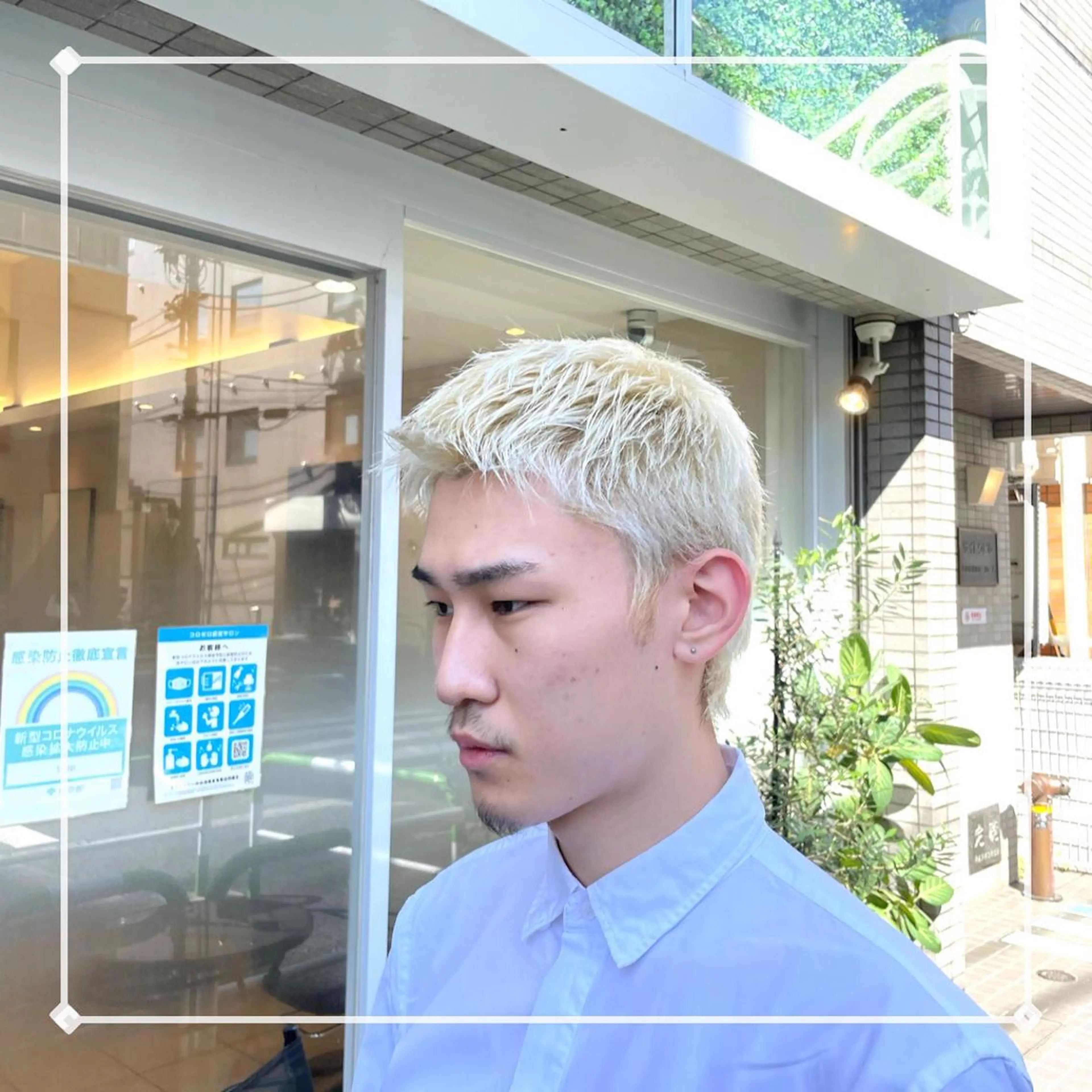 ショート カラー ブリーチ GO TODAY シェアサロン 原宿Verno店所属・髪質改善/ブリーチ/ ボブ特化/よしきのヘアスタイル