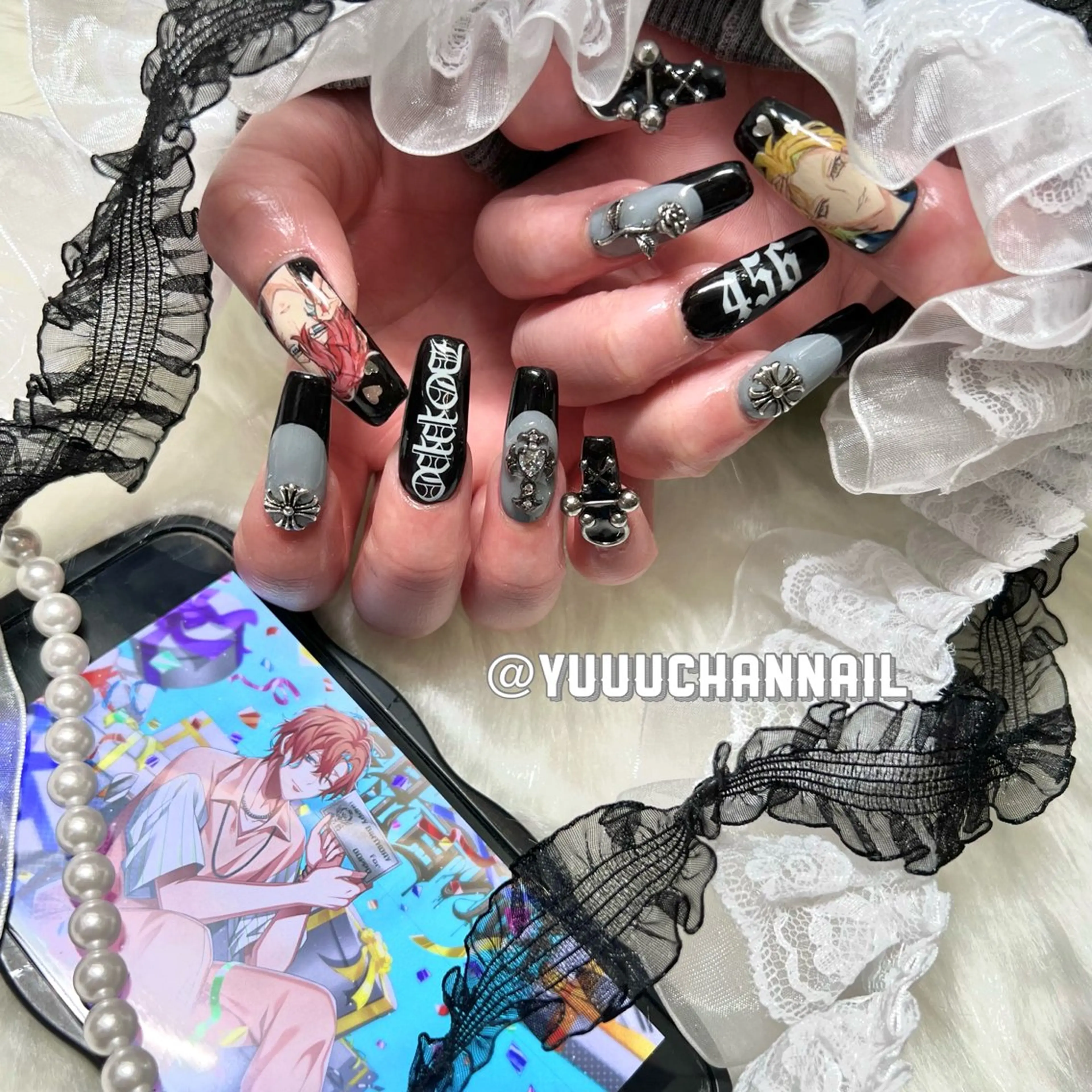 ネイル 痛ネイル🩷渋谷 🧸Yunaのネイルデザイン