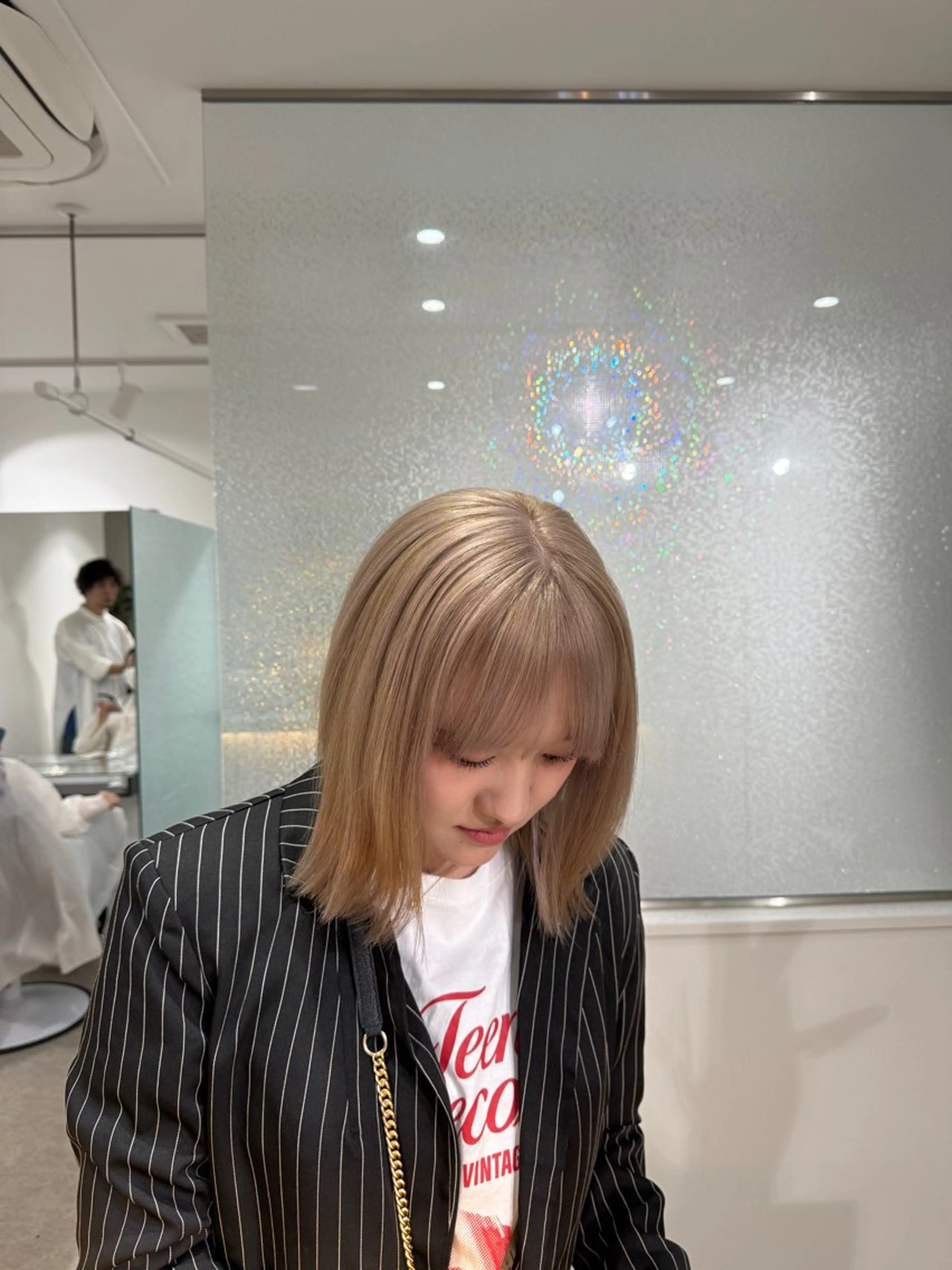 ショート ヘアカラー ボブ/ハイトーン🪽 堀内志茉🍀のヘアスタイル