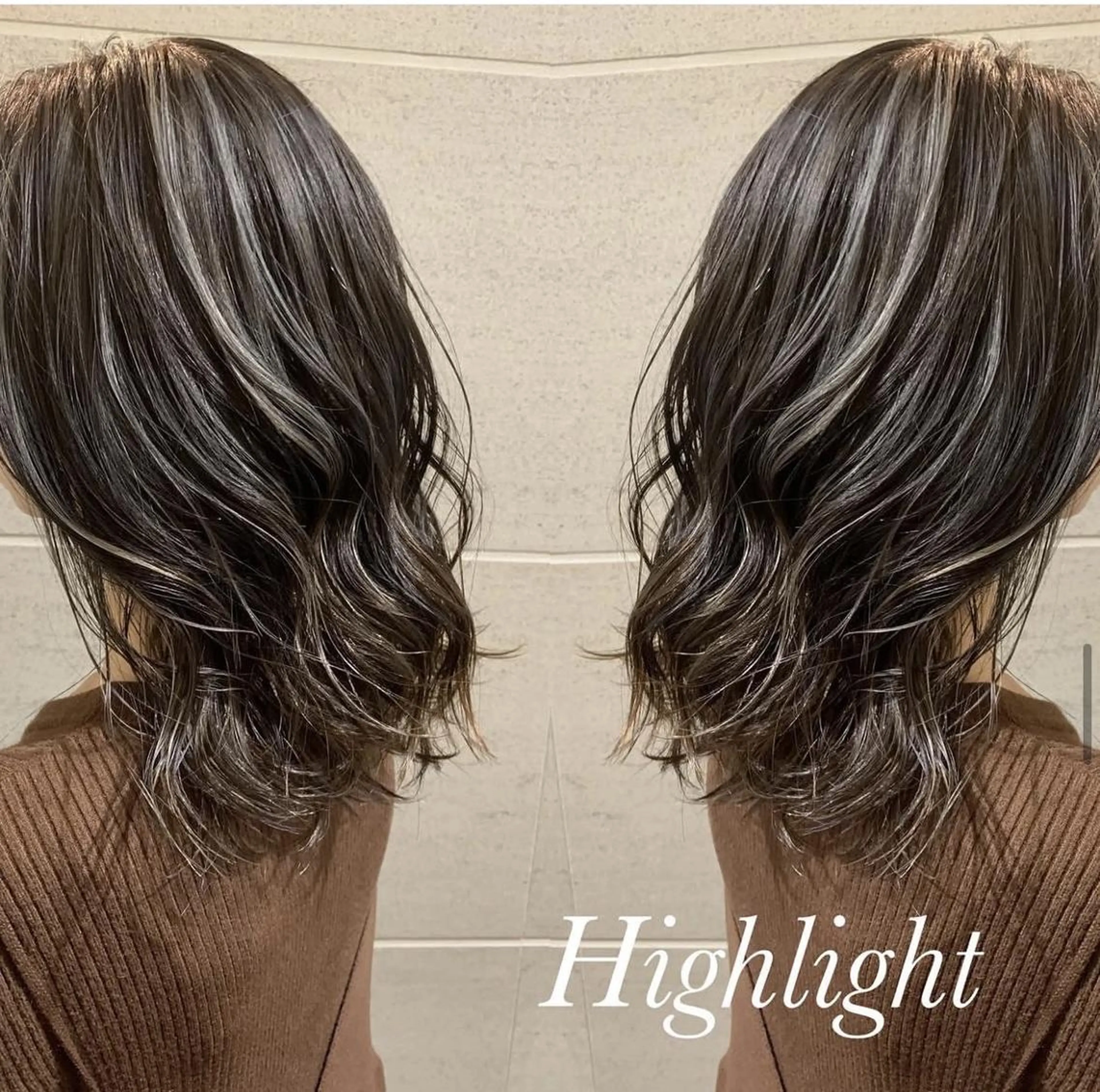 躍動感+ぼかし加工』ハイライトカラー「ブリーチ込」+ケラチントリートメント￥16,600→￥8,800の写真