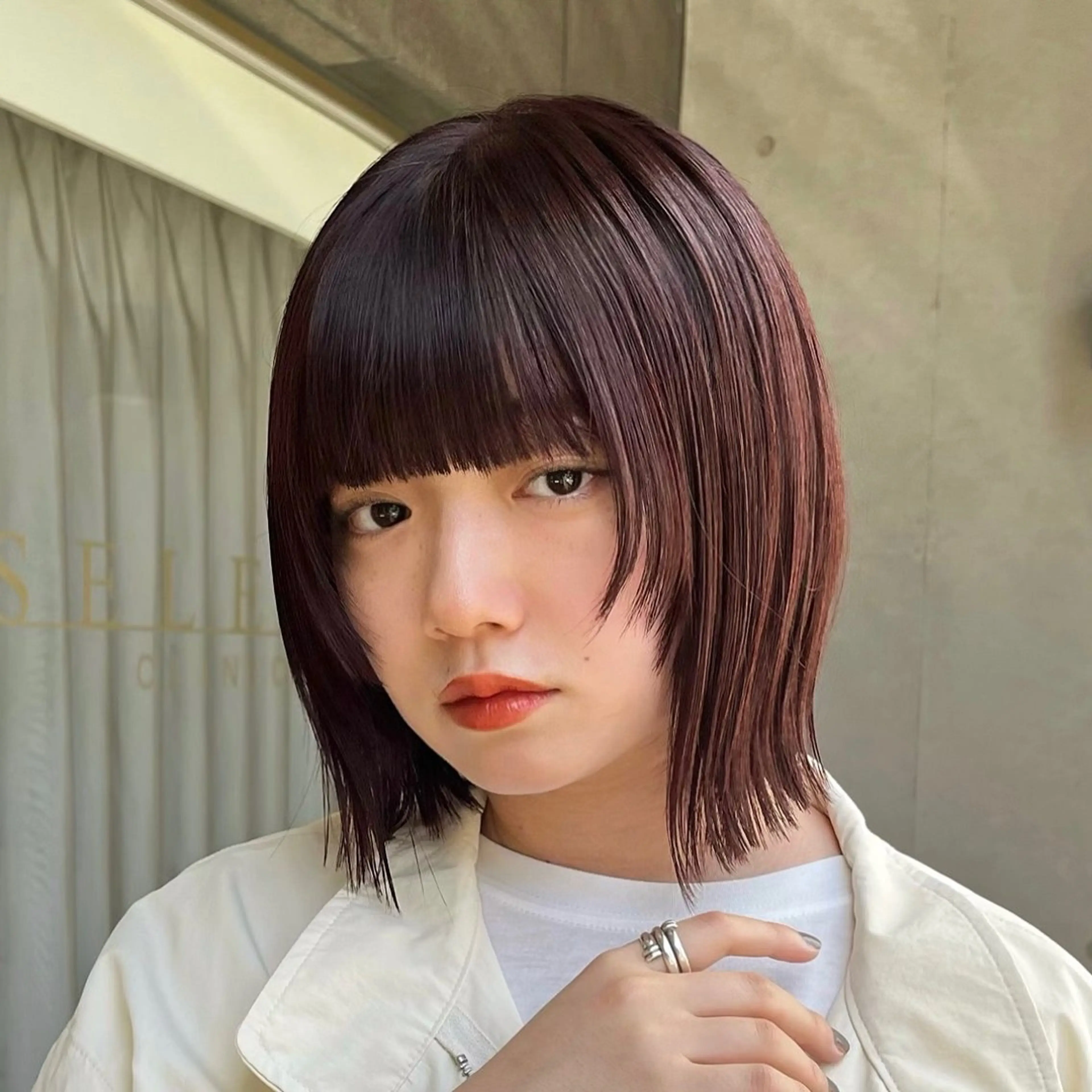 ショート カラー 松本優香/ボブ/ダ ブルカラー/髪質改善のヘアスタイル