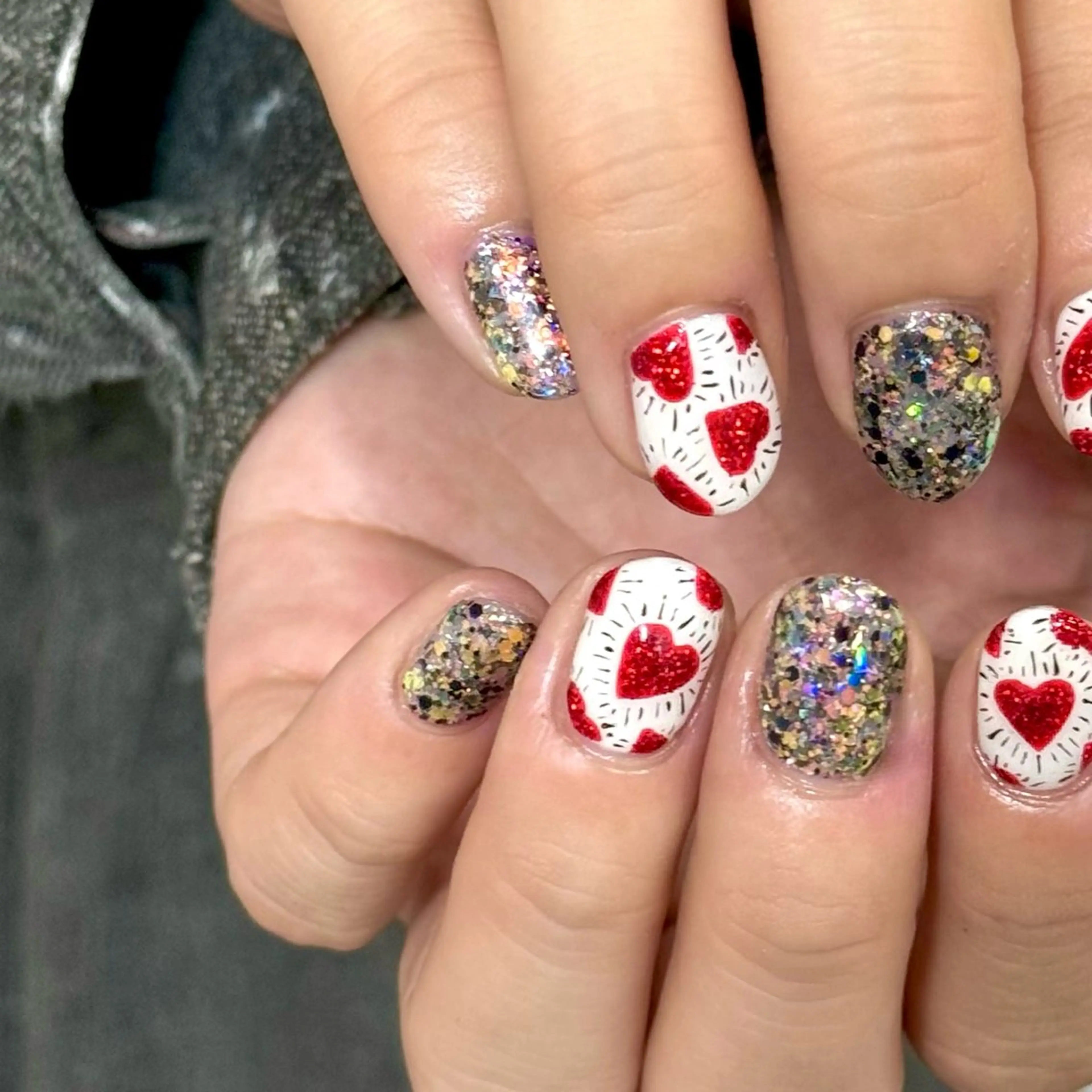 ネイル アートネイル ラメ(グリッター) ハンドネイル HARUKA ネイリスト福岡/薬院のネイルデザイン