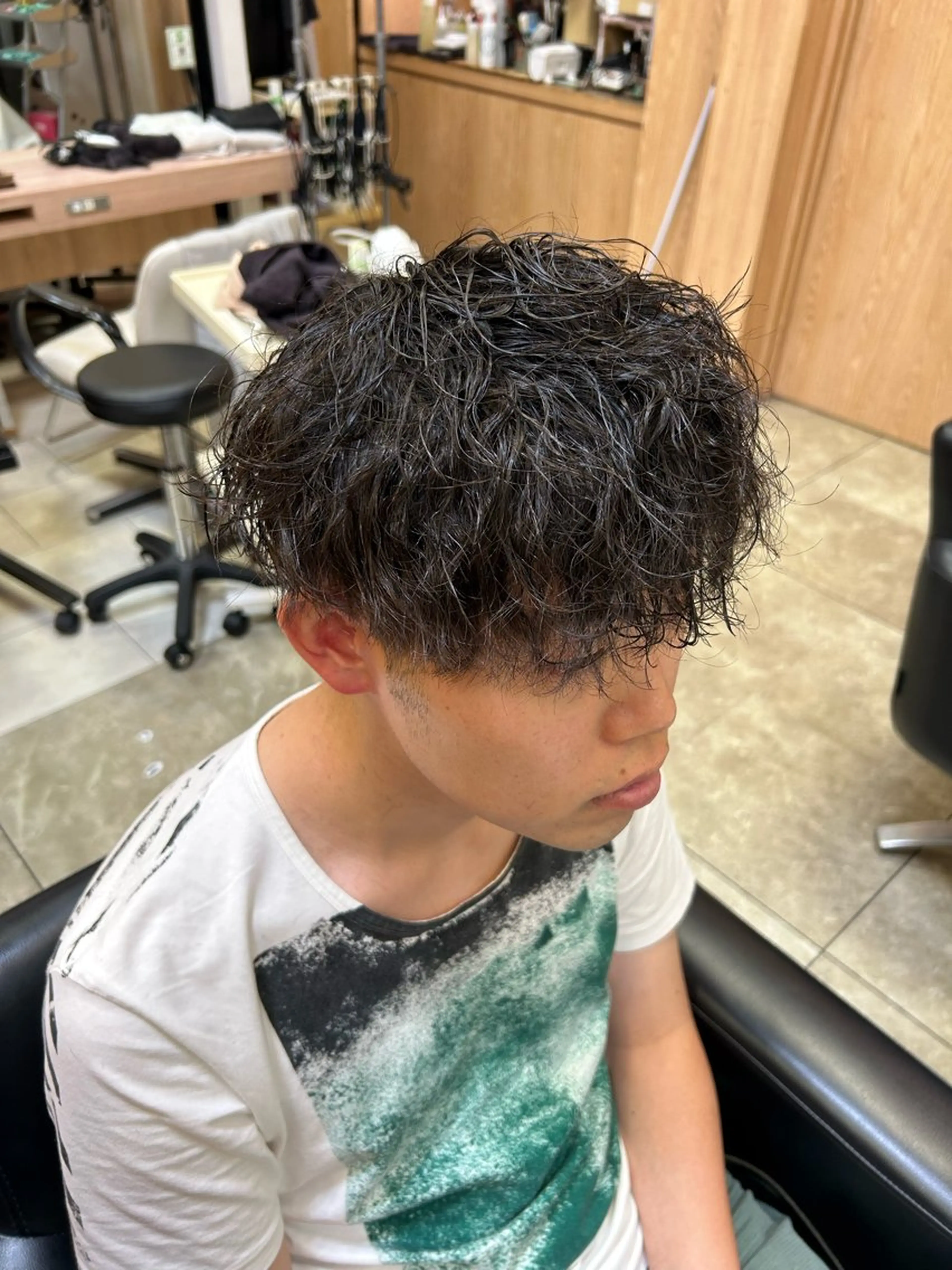 パーマ メンズ メンズパーマ ウラン元町所属・坂爪 智哉のヘアスタイル