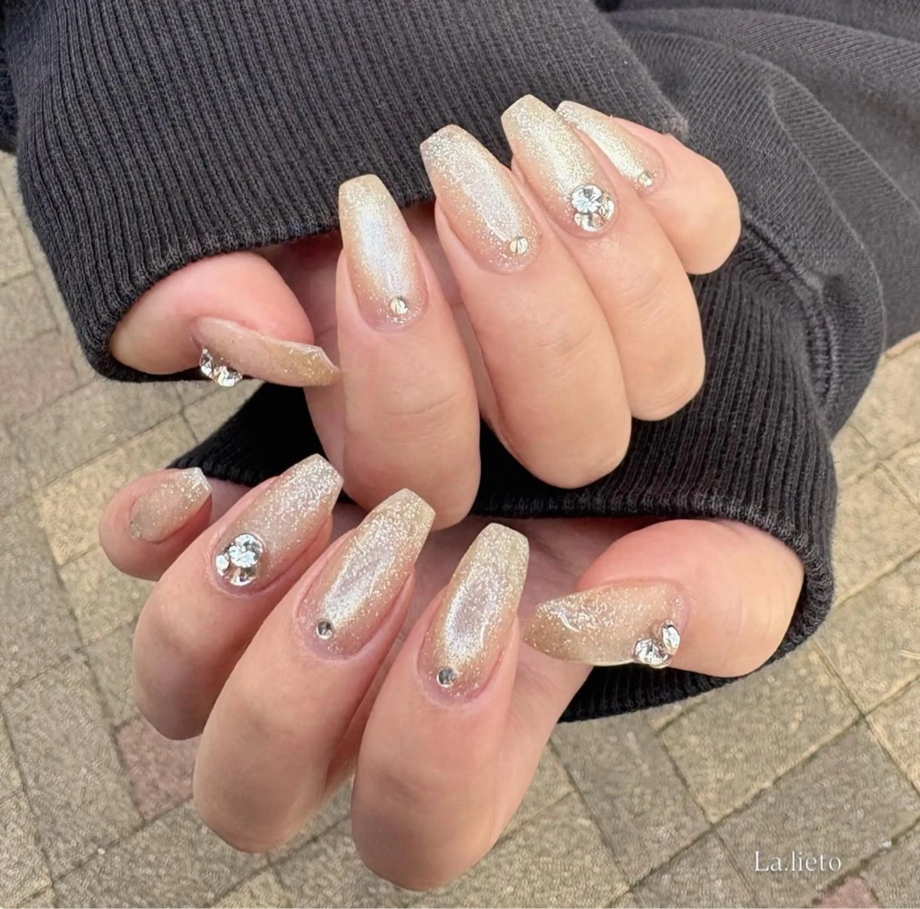 ネイル フラッシュネイル フラッシュマグ La.lieto   新所沢店【ラ・リエート】所属・la.lieto / arisaのマツエク・マツパデザイン