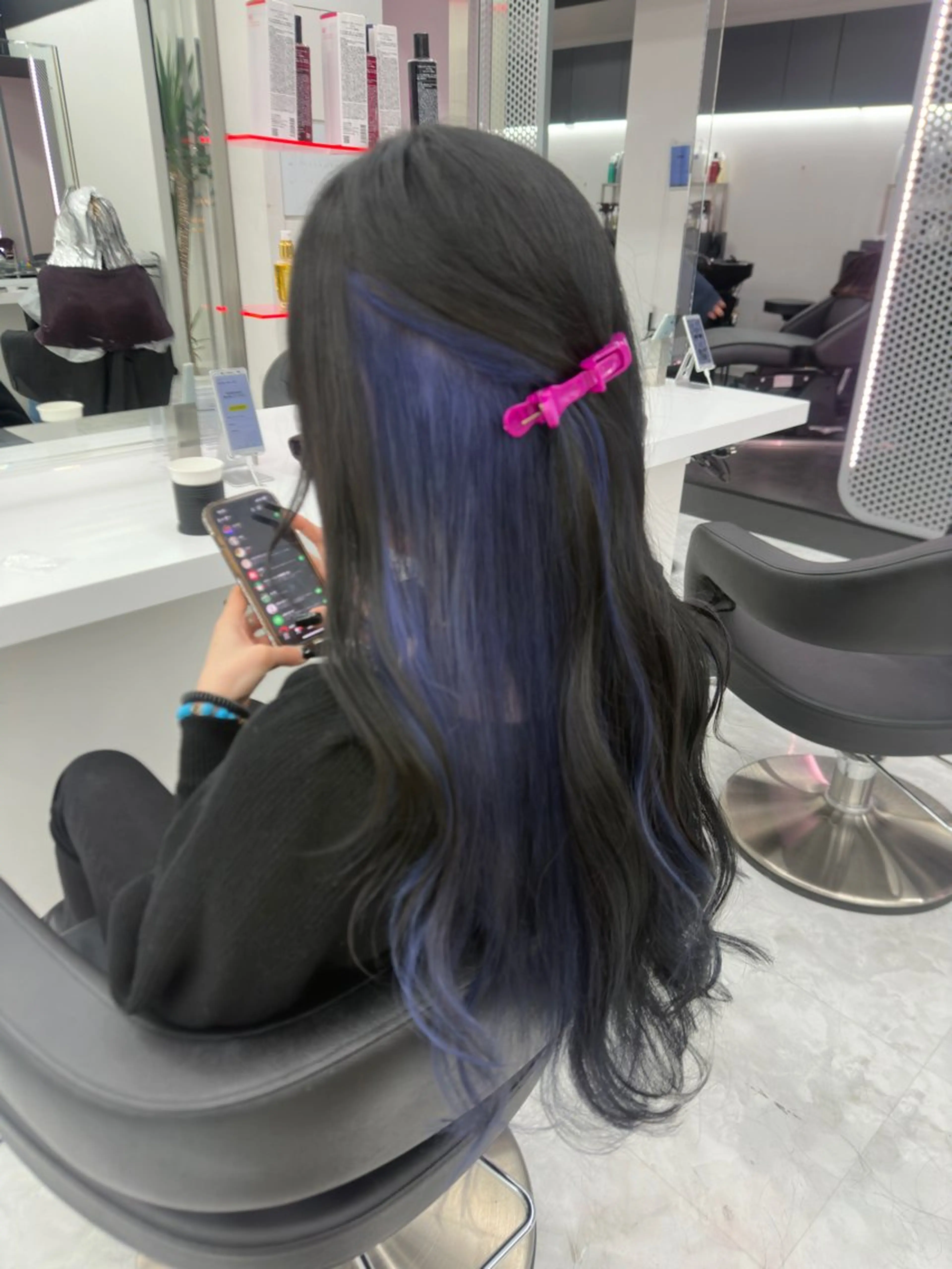 ロング カラー パーマ ヘアアレンジ メンズ キッズ ♥️韓国ヘア レイヤー♥️ゆりのヘアスタイル