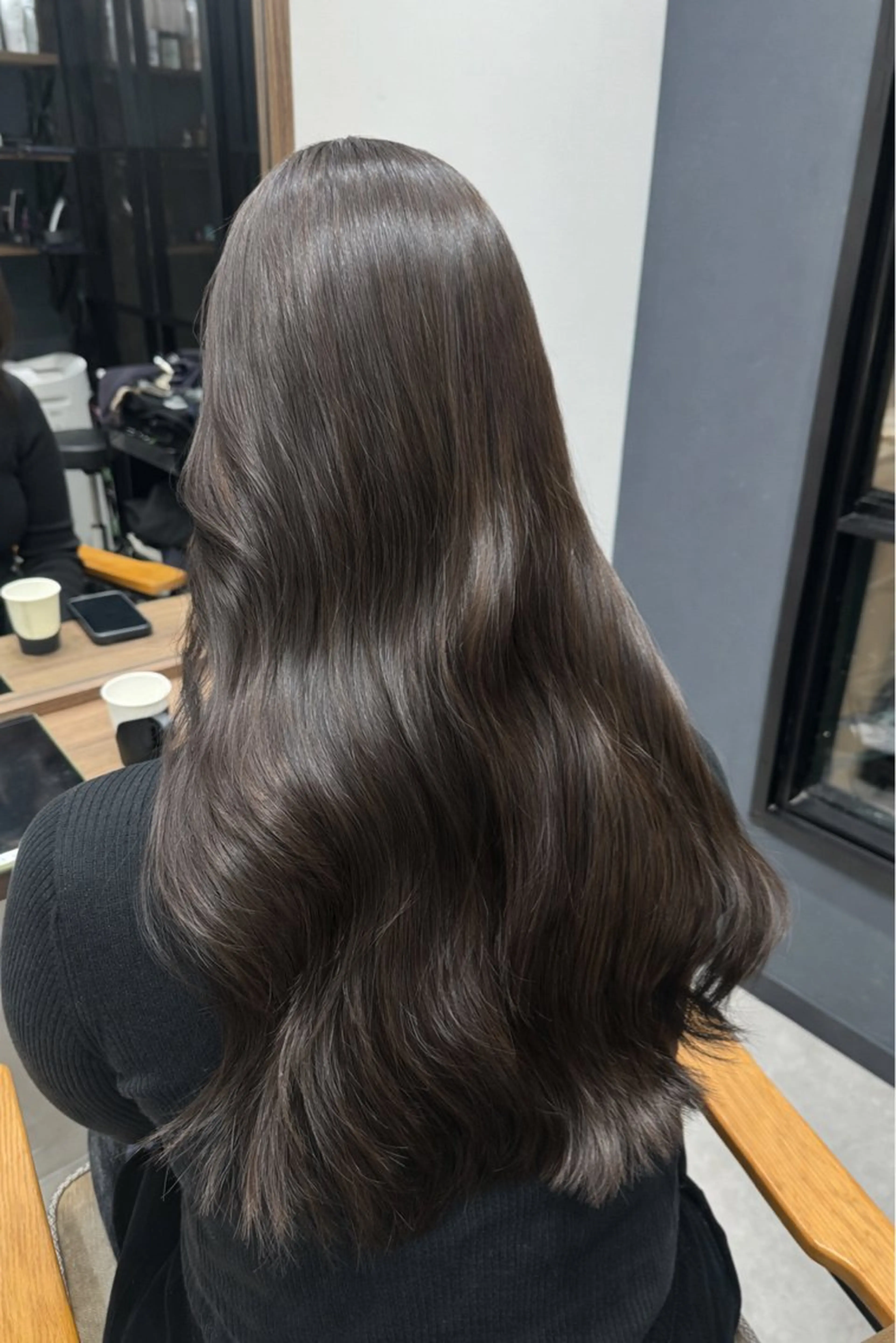 ロング トリートメント ヘアカラー トリートメント 難波 茜のヘアスタイル