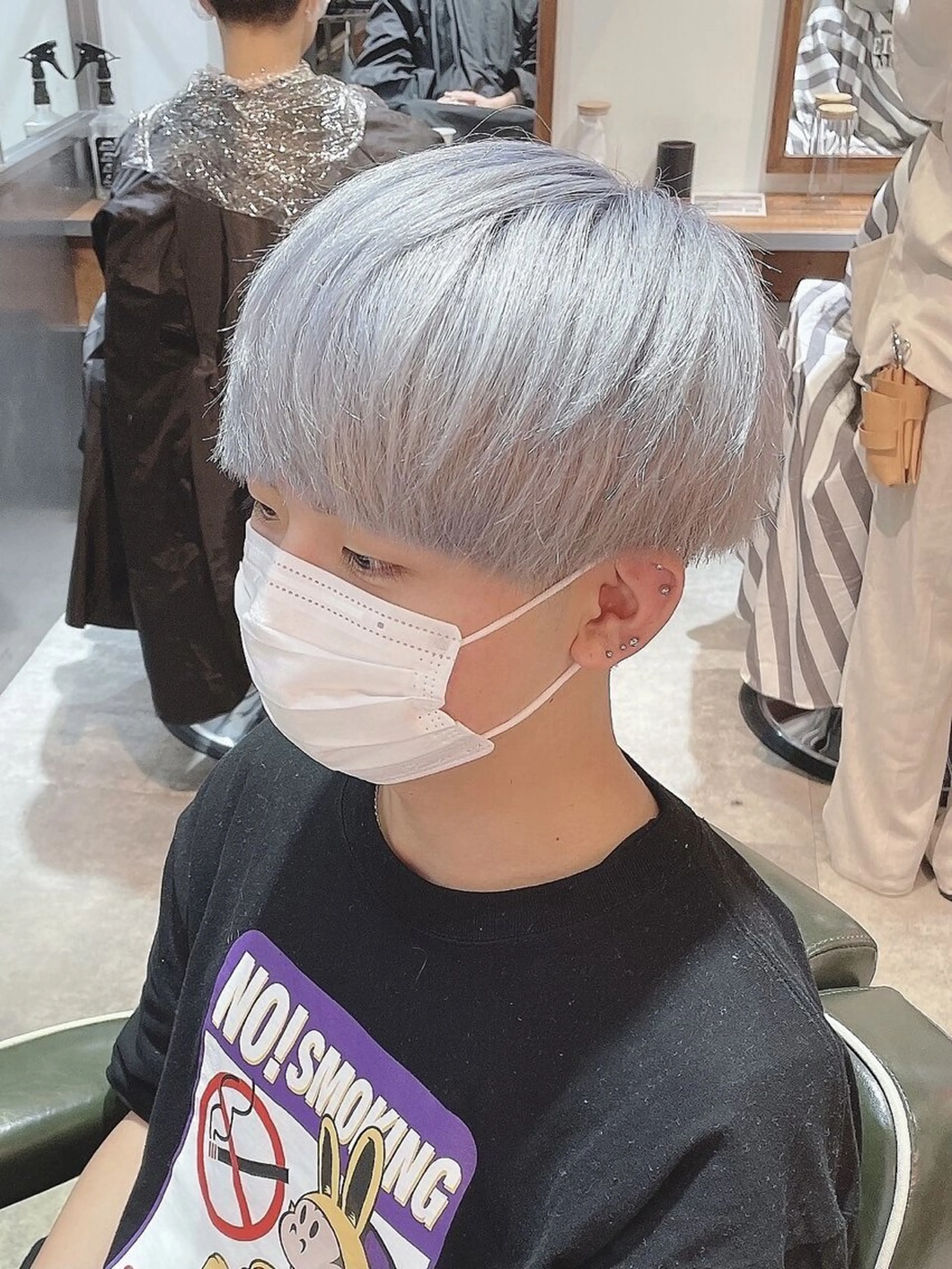 カラー メンズ 吉村 悠真のヘアスタイル