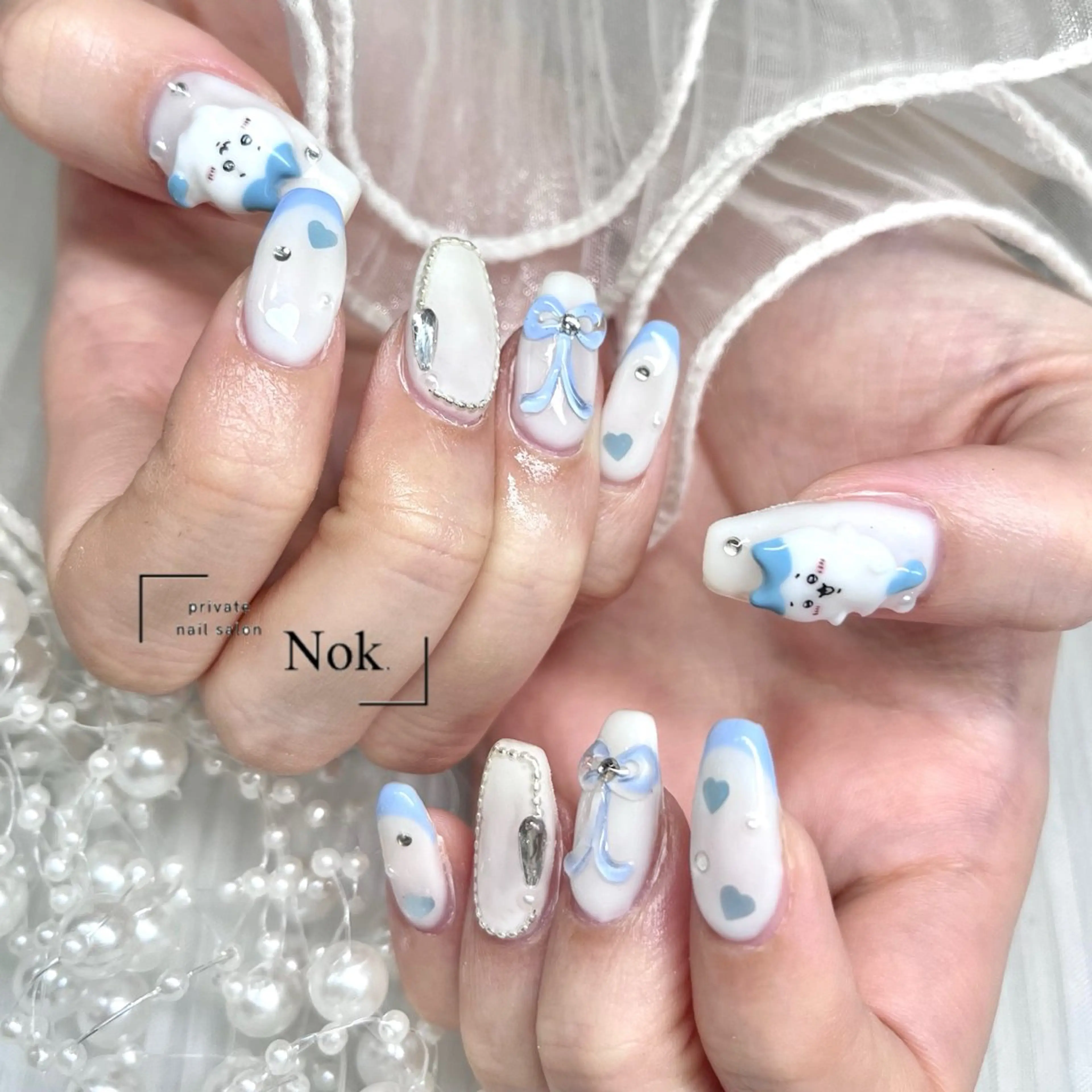 ネイル ハンドネイル 池袋痛ネイル Nok. 渡辺のネイルデザイン