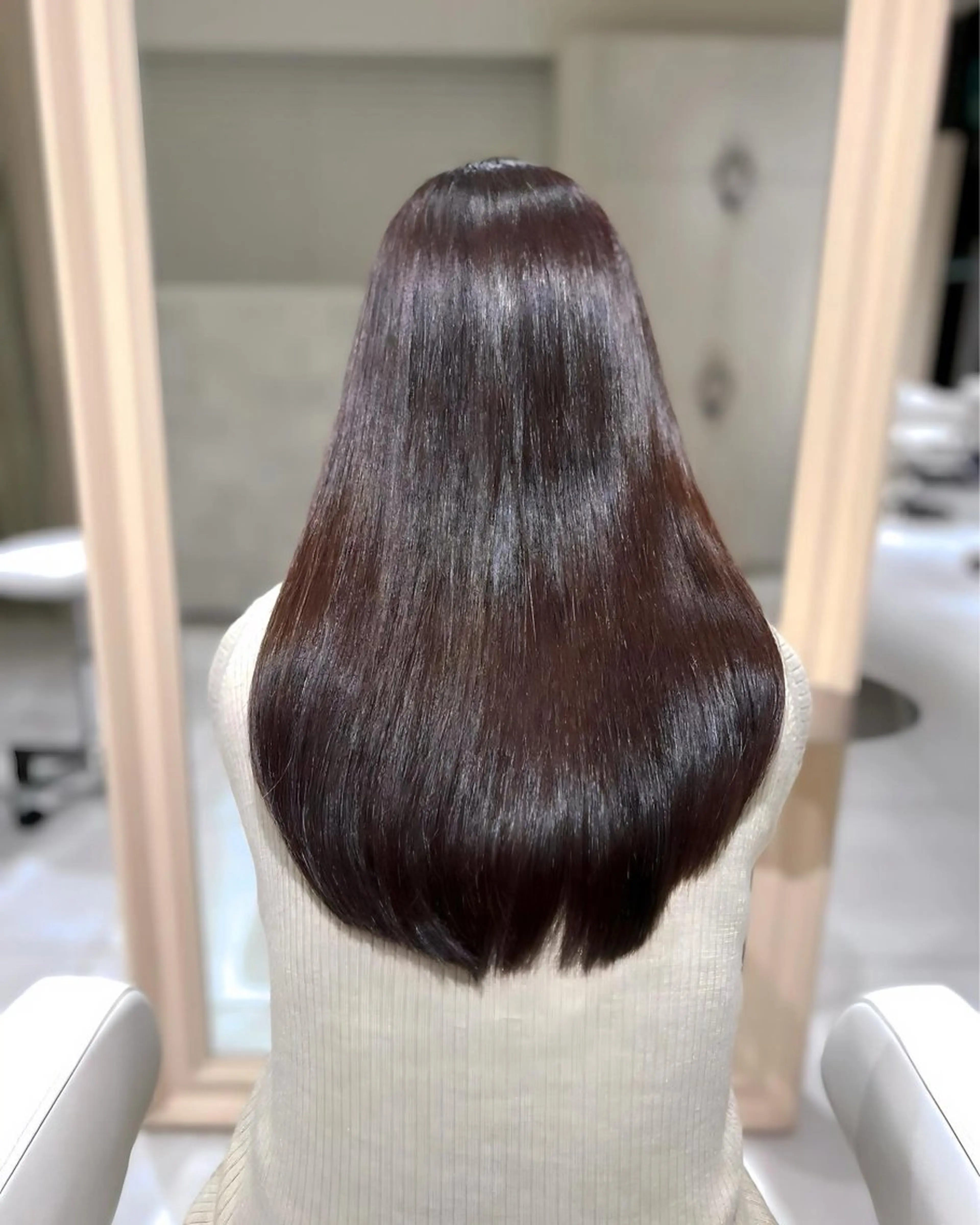 ロング ケアカラー ロング トリートメント ZACC Vie所属・森川 翔太のヘアスタイル