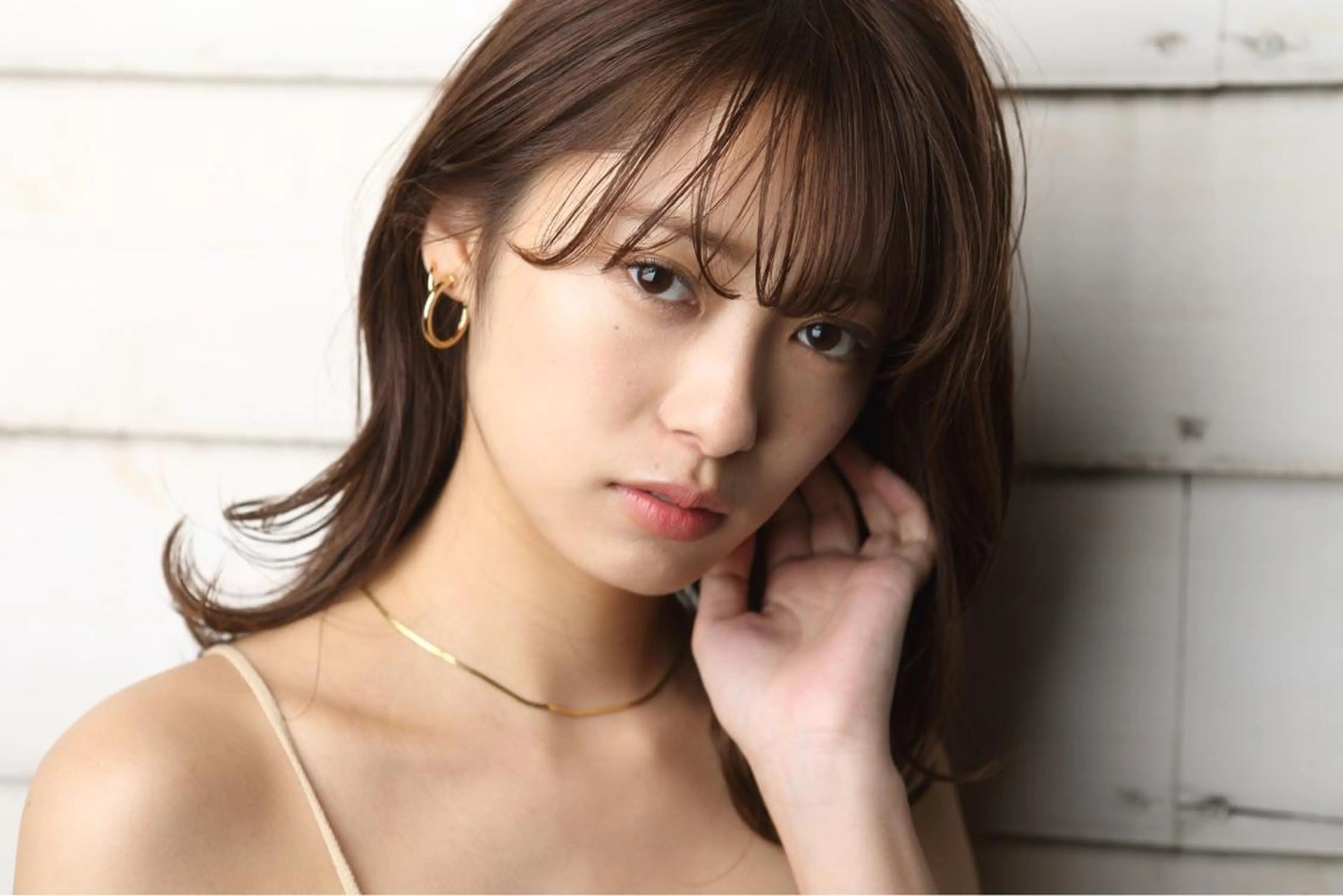 ミディアム カラー パーマ ヘアアレンジ マツエク・マツパ 田中 鈴乃のヘアスタイル