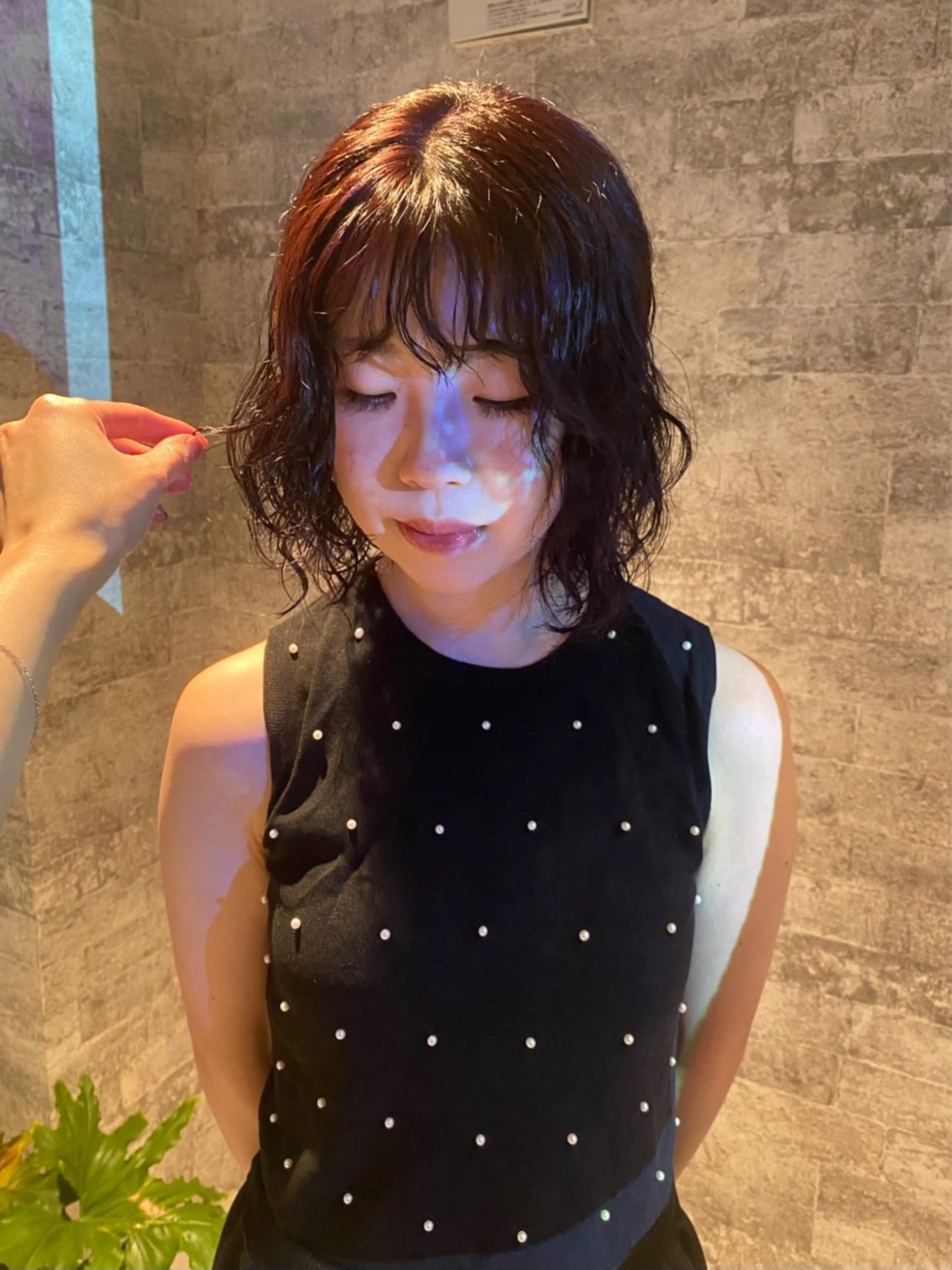 ショート カラー パーマ ボブ ウルフカット カット ヘアカラー パーマ トリートメント mai / linoah˚✧のヘアスタイル