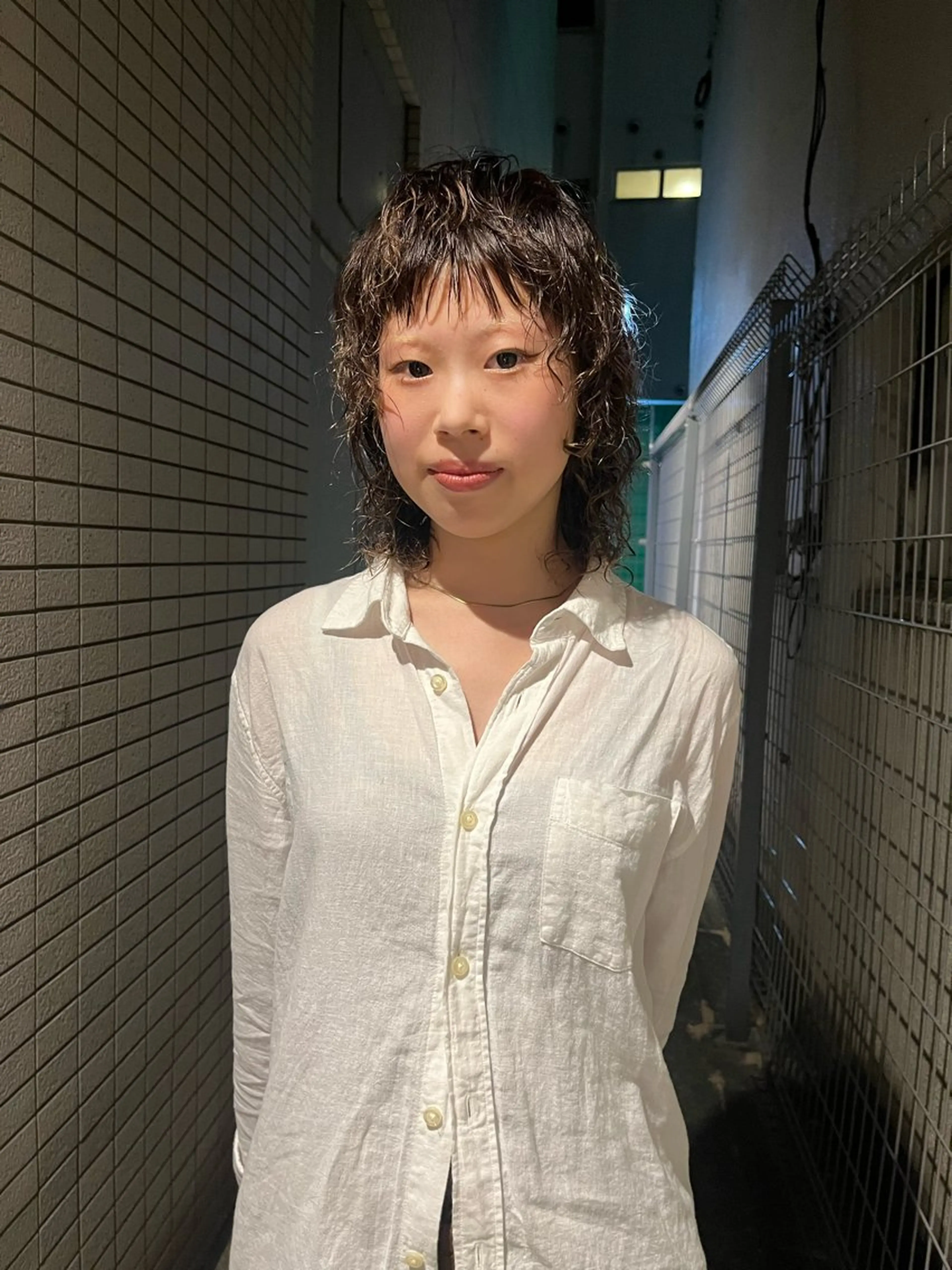 ショート パーマ レイヤーカット ウルフカット 〜ANDPEACE〜所属・オゼキ サクラのヘアスタイル