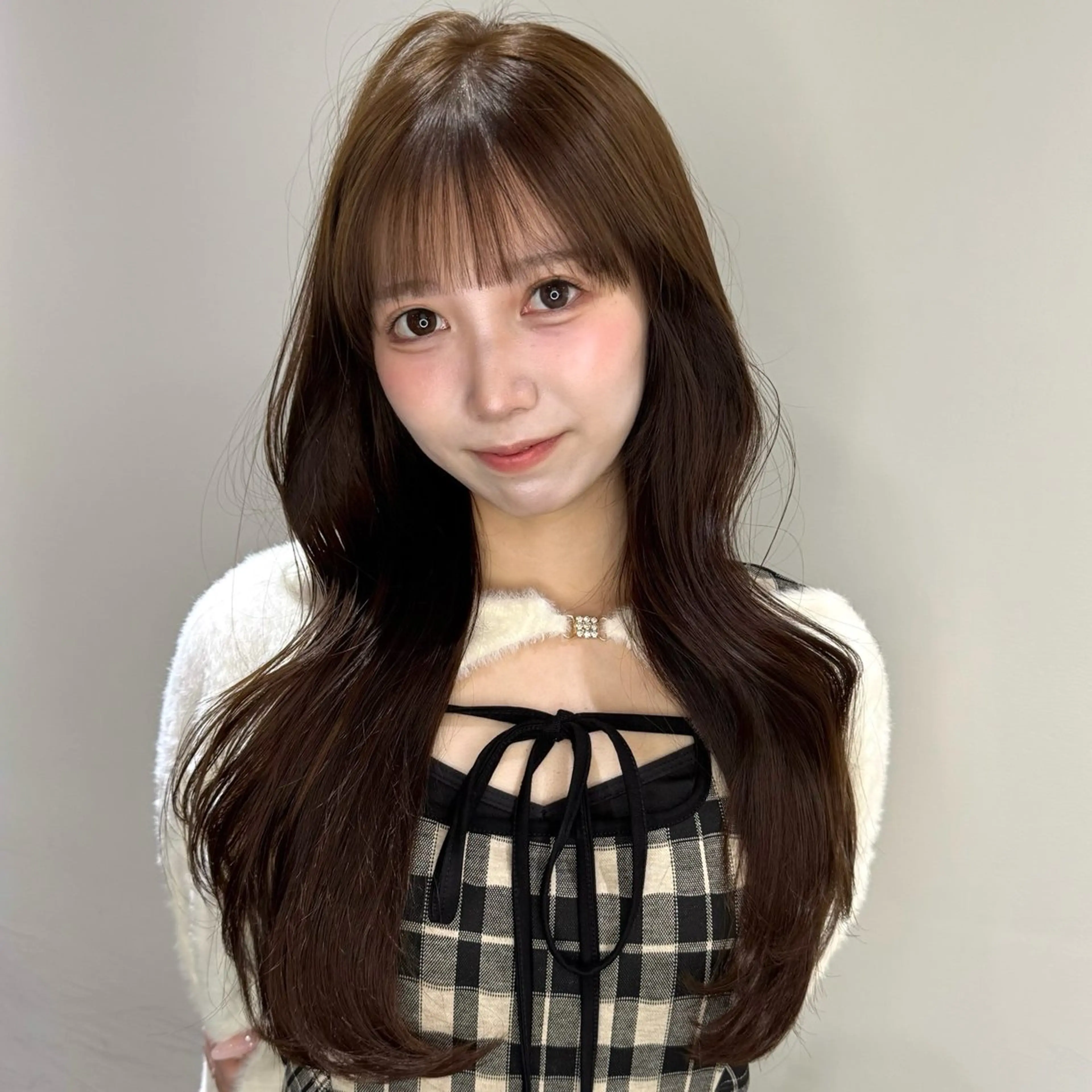 ロング カラー ヘアアレンジ ヘアカラー ブリーチなしカラー /ベージュ/安形翔のヘアスタイル