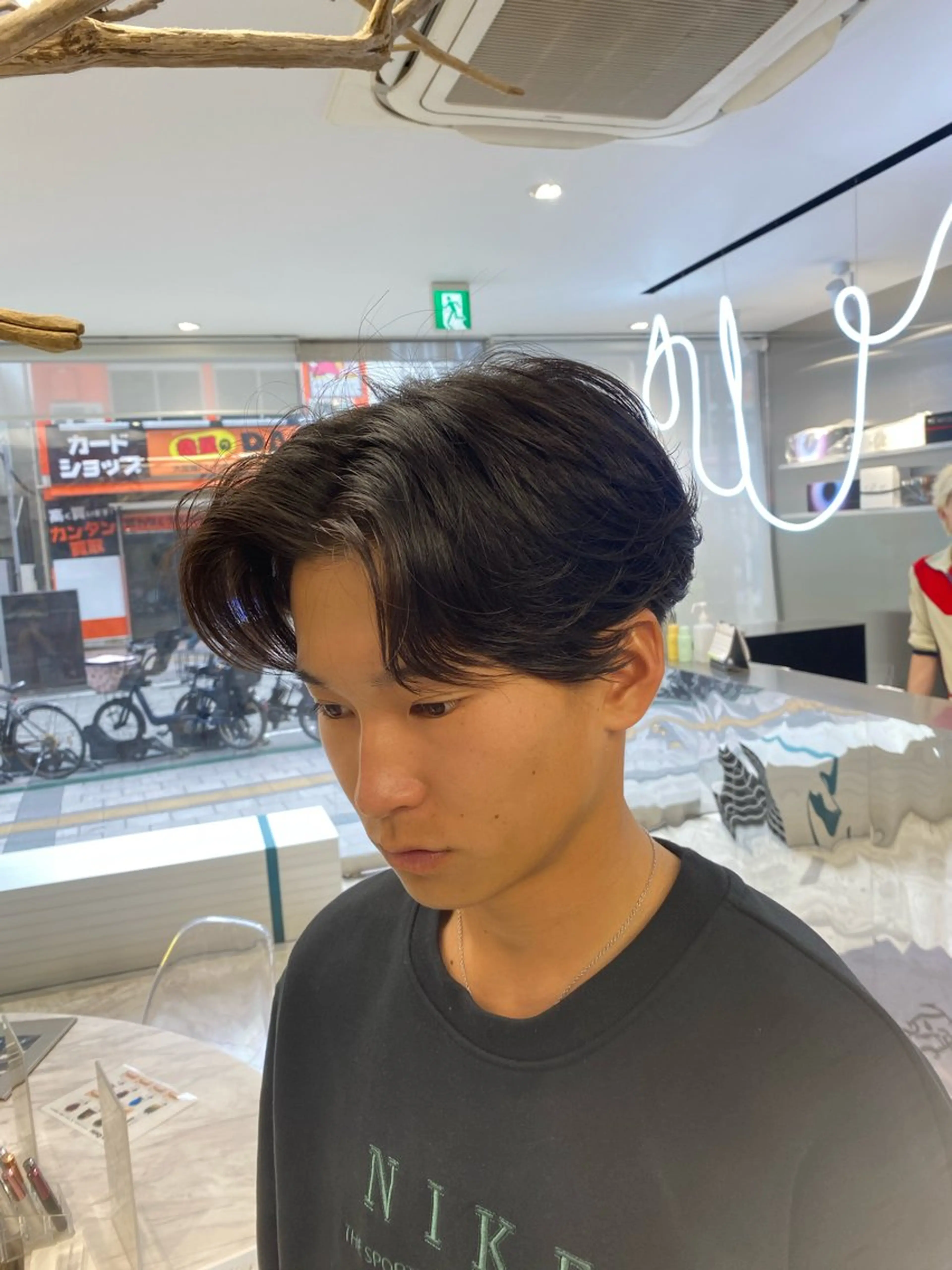 パーマ メンズ カット パーマ シャドウパーマ/ ルーズパーマ/メンズのヘアスタイル