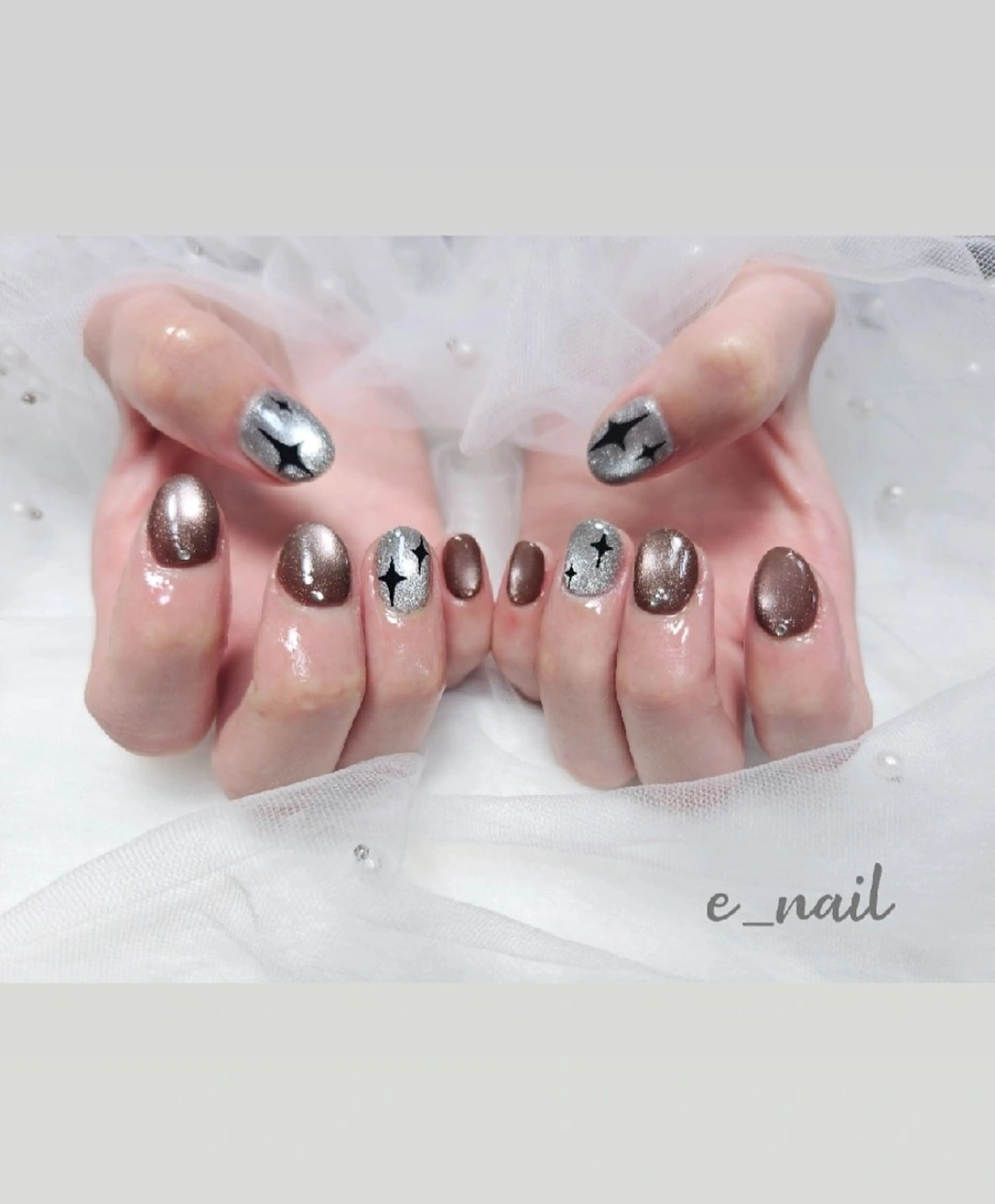 ネイル e_nail🍀自宅 サロン八潮eri☆　のネイルデザイン