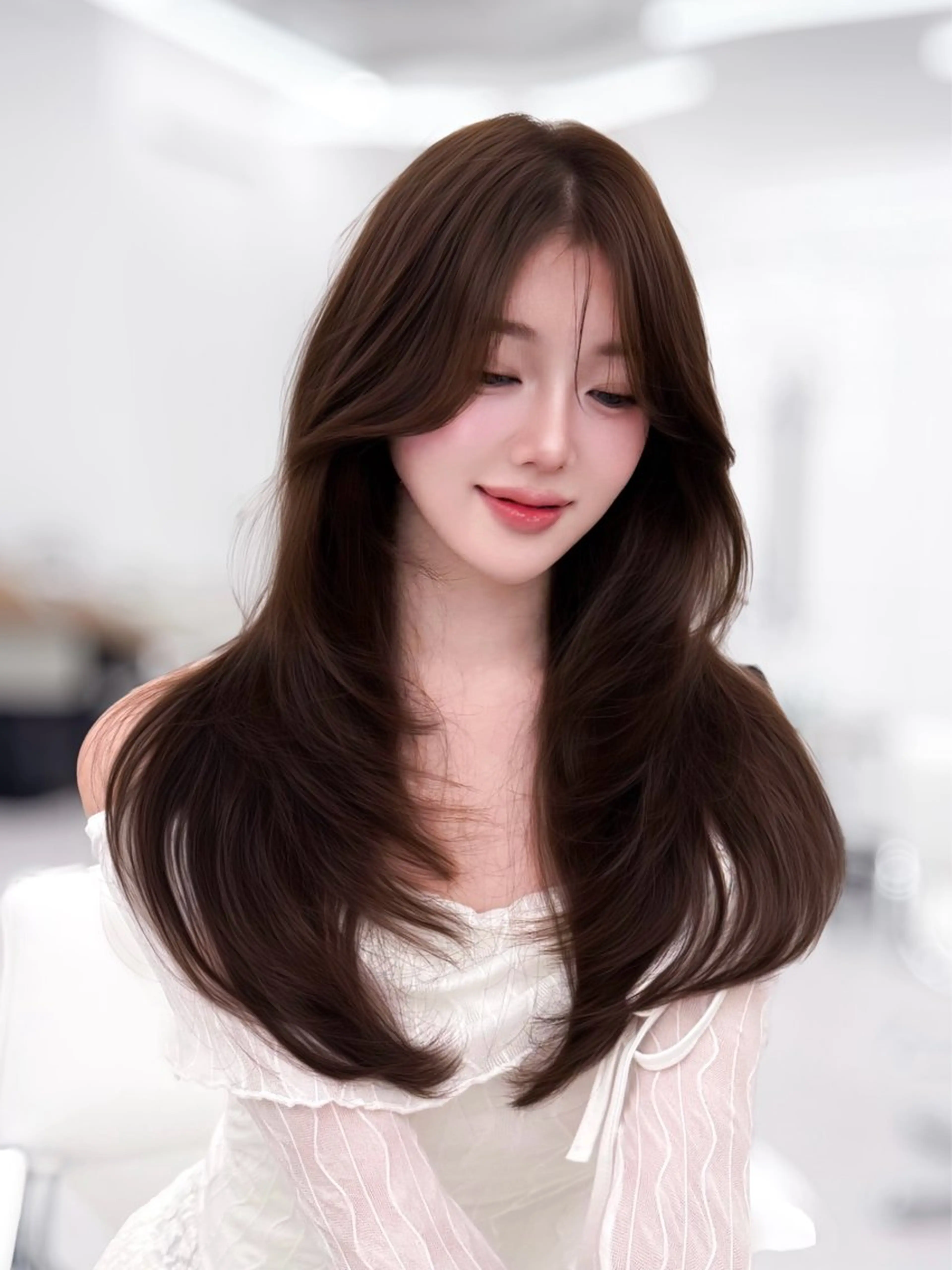 透明感カラー+うる艶1stepトリートメント+スタイリング付き🎀の写真