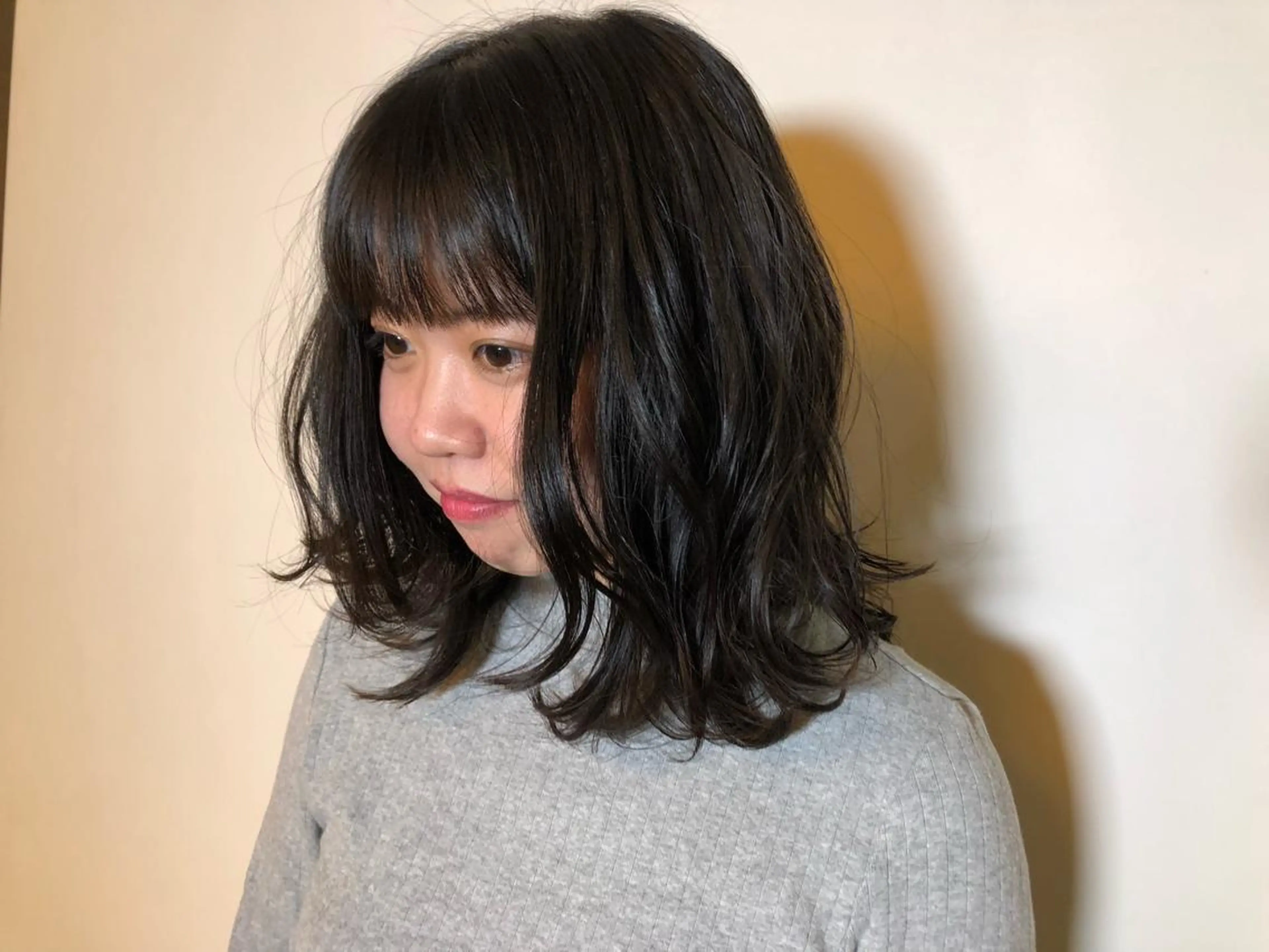 ミディアム 片山美穂 心斎橋・北堀江のヘアスタイル