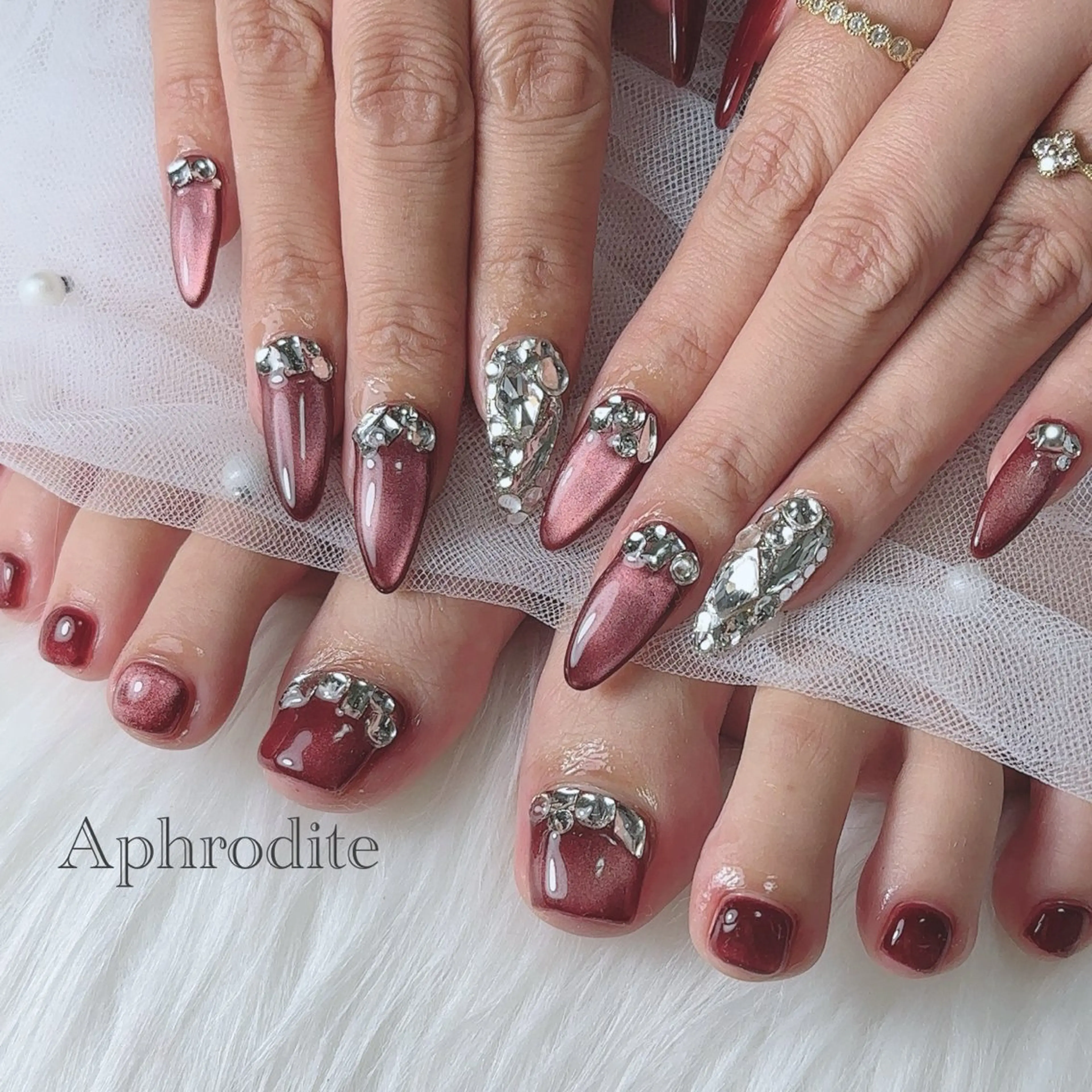 ネイル Aphrodite パラジェル認定サロンのネイルデザイン