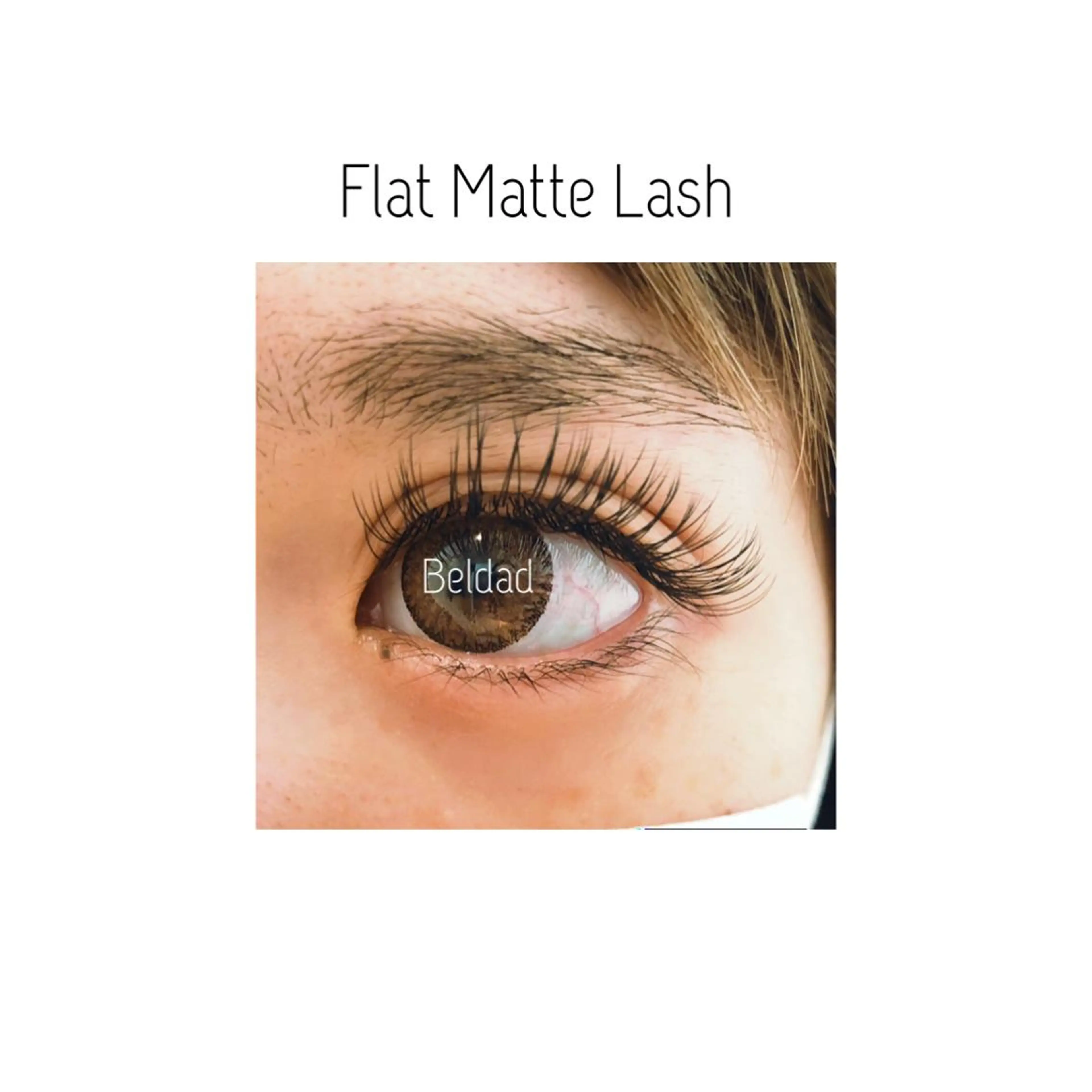 マツエク・マツパ キュート フラットラッシュ Beldad アイリストの眉毛・アイブロウイメージ
