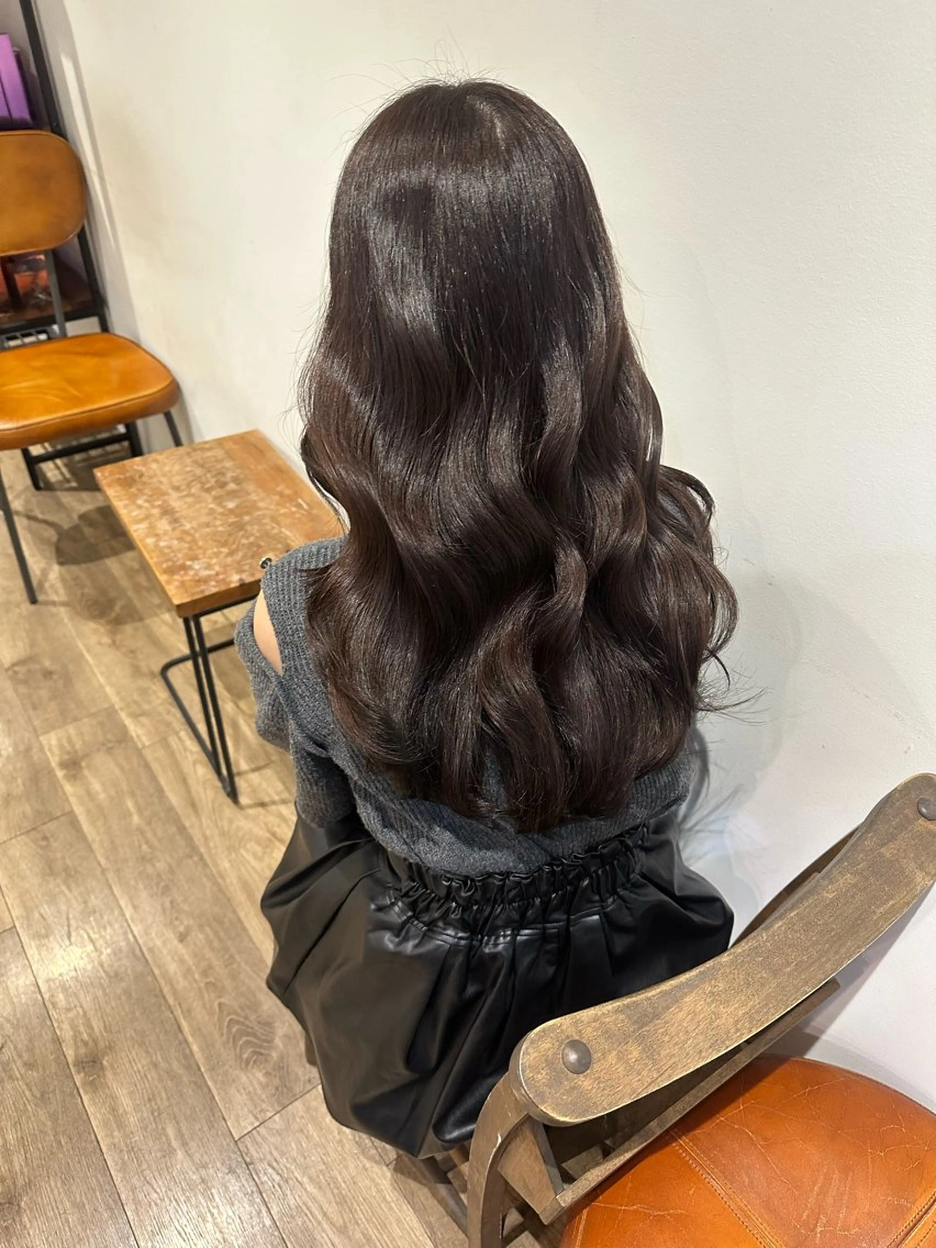 ロング カラー ヘアアレンジ Himawari♡ 柔らかいカラーのヘアスタイル