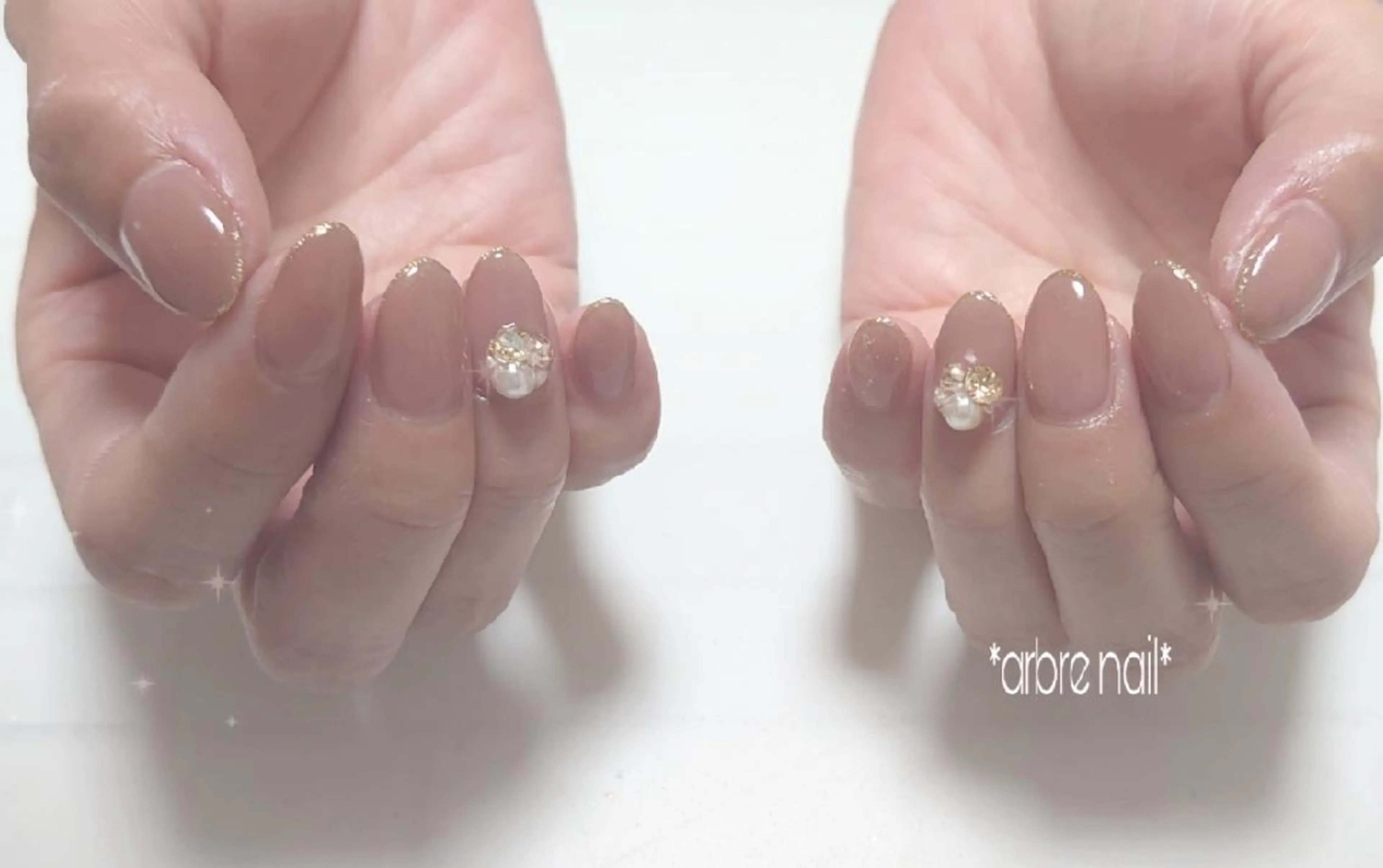 ネイル ハンドネイル ＊arbre nail＊.アーブルネイル所属・✯.。 arbre  nail 。✯.のネイルデザイン