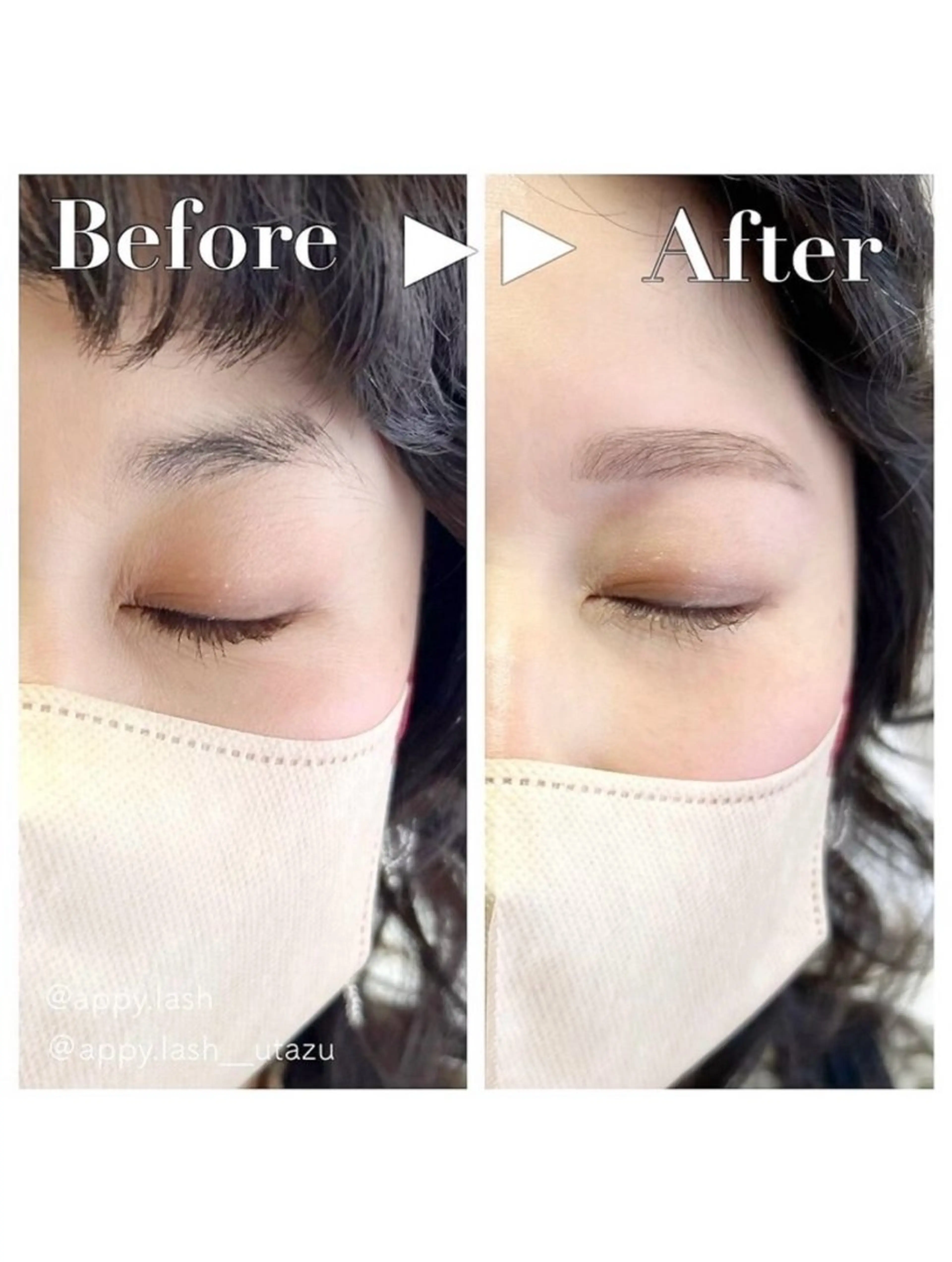 アイブロウ Appy.Lash小倉店所属・Appy.Lash 小倉店のマツエク・マツパデザイン