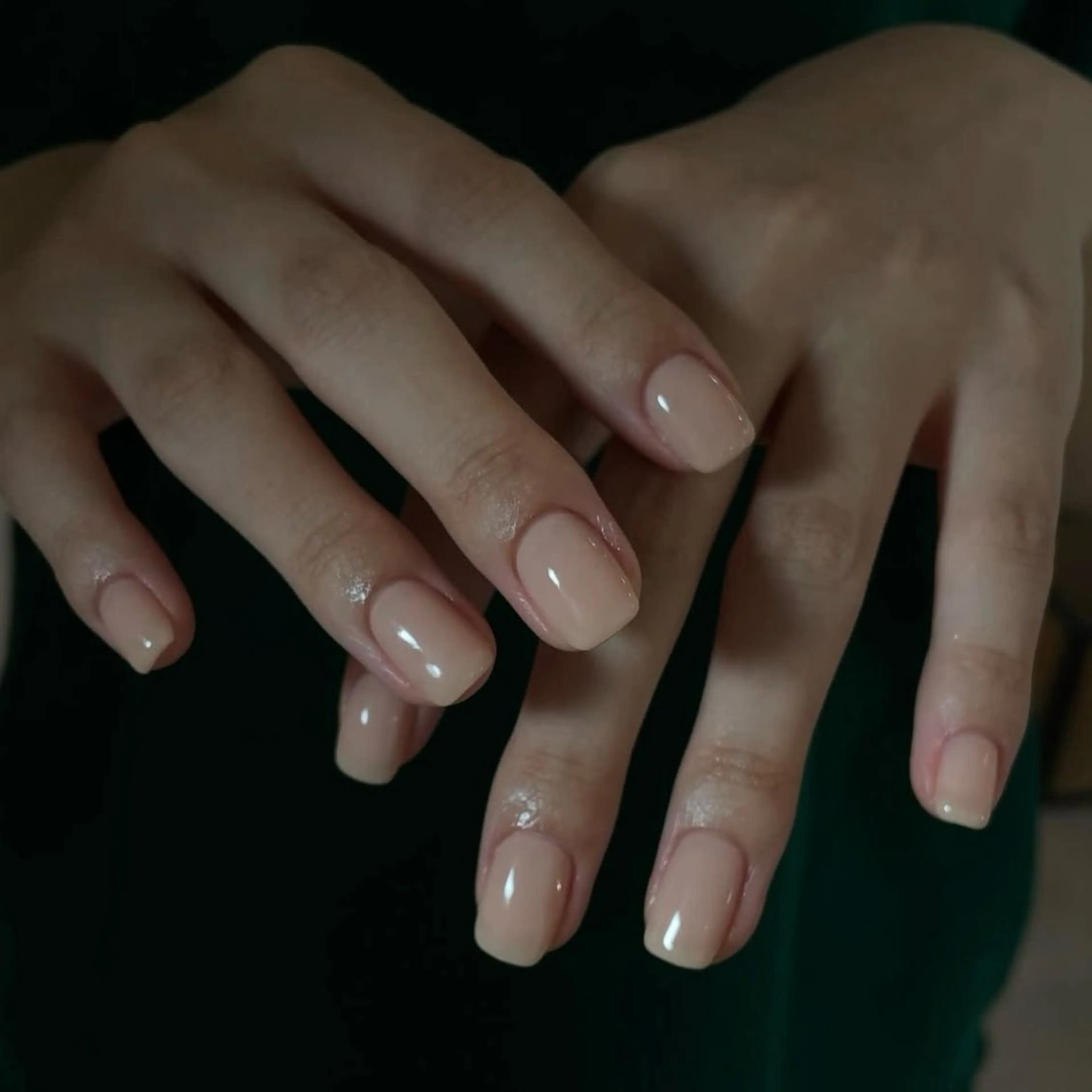 ネイル ワンカラーネイル moe ⠀のネイルデザイン