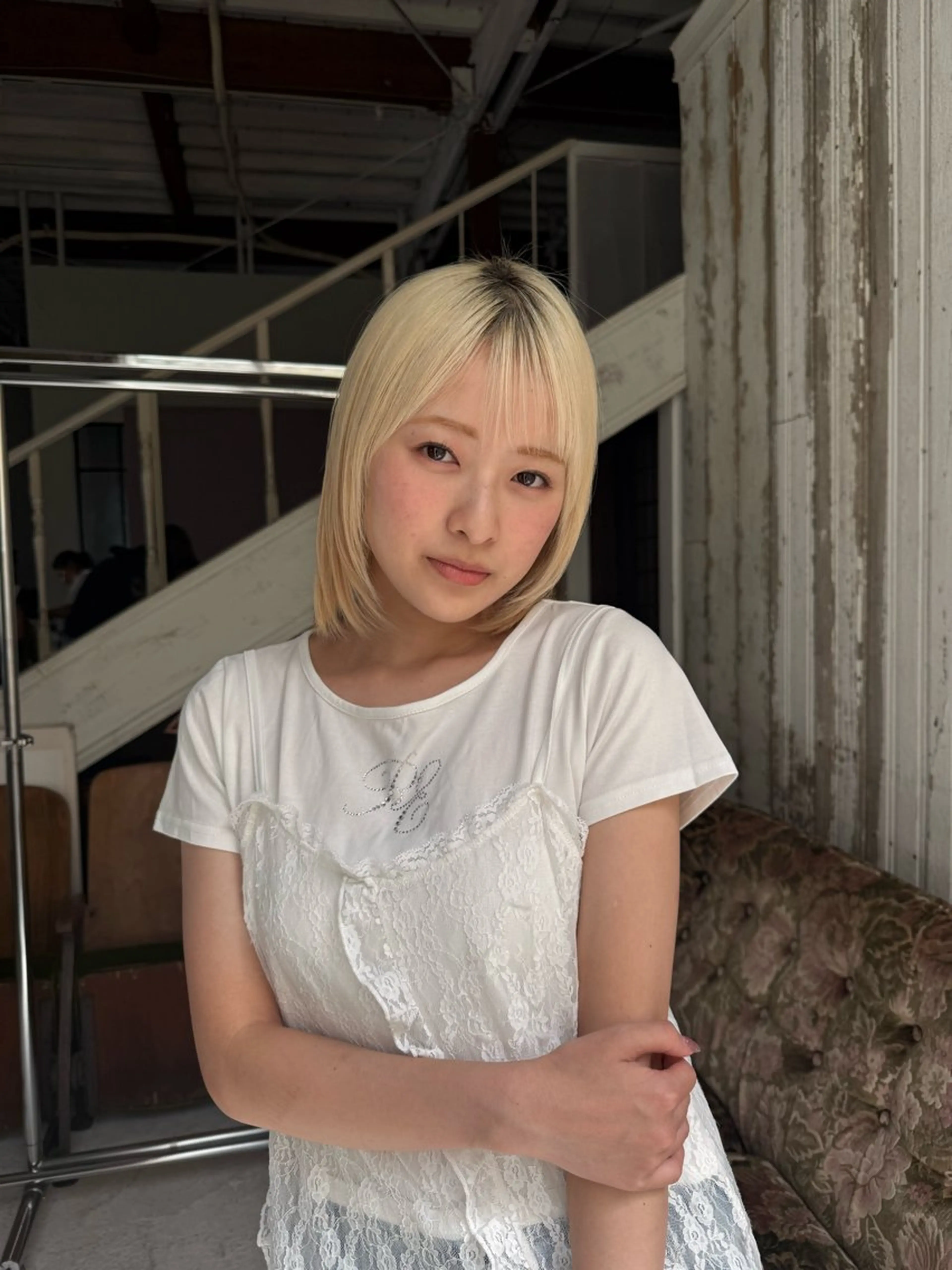 ミディアム ヘアカラー 🐕‍🦺似合わせ 🐕‍🦺akariのヘアスタイル