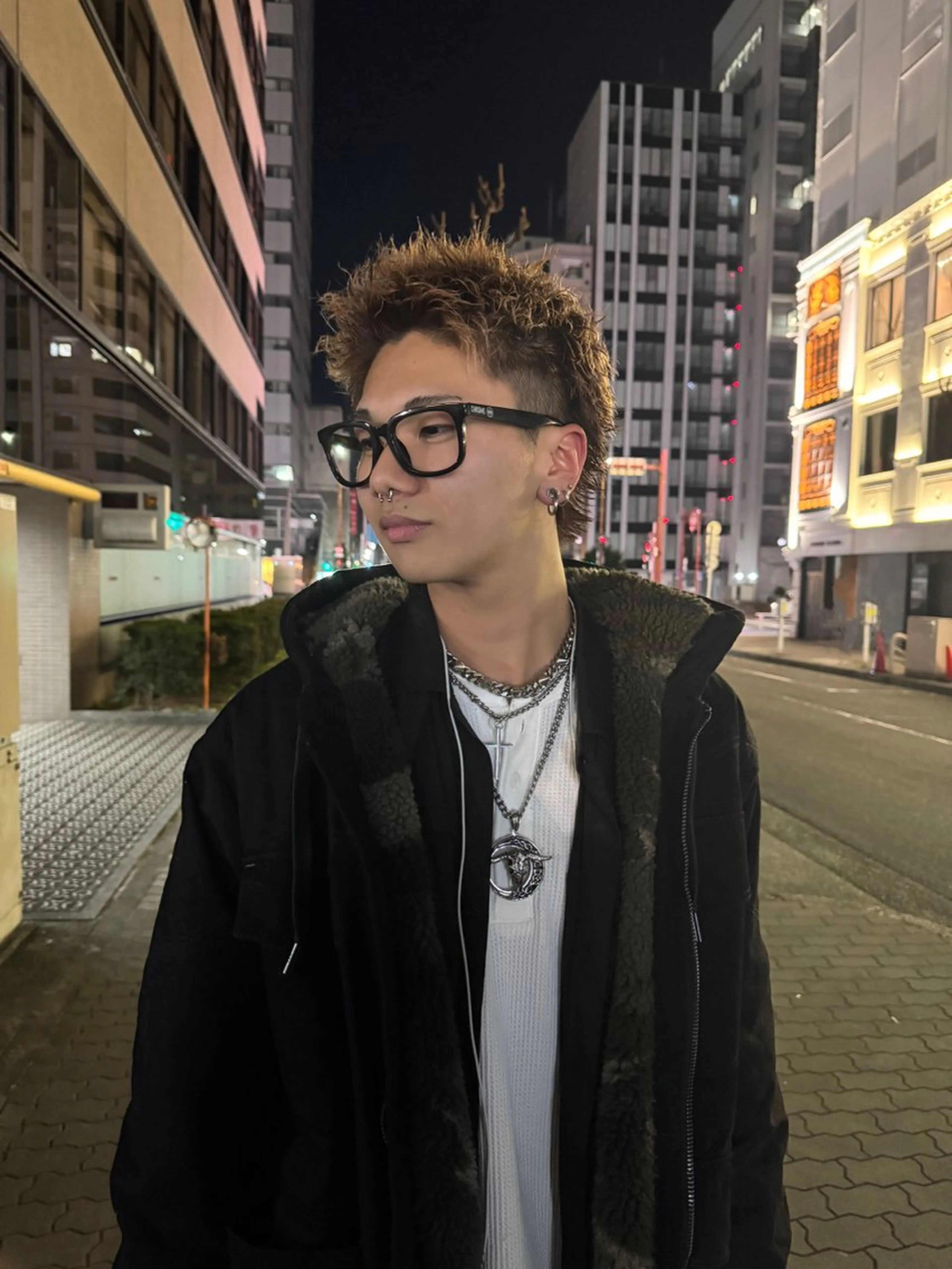 ショート カラー パーマ ショートヘア 森田 鴻之介のヘアスタイル