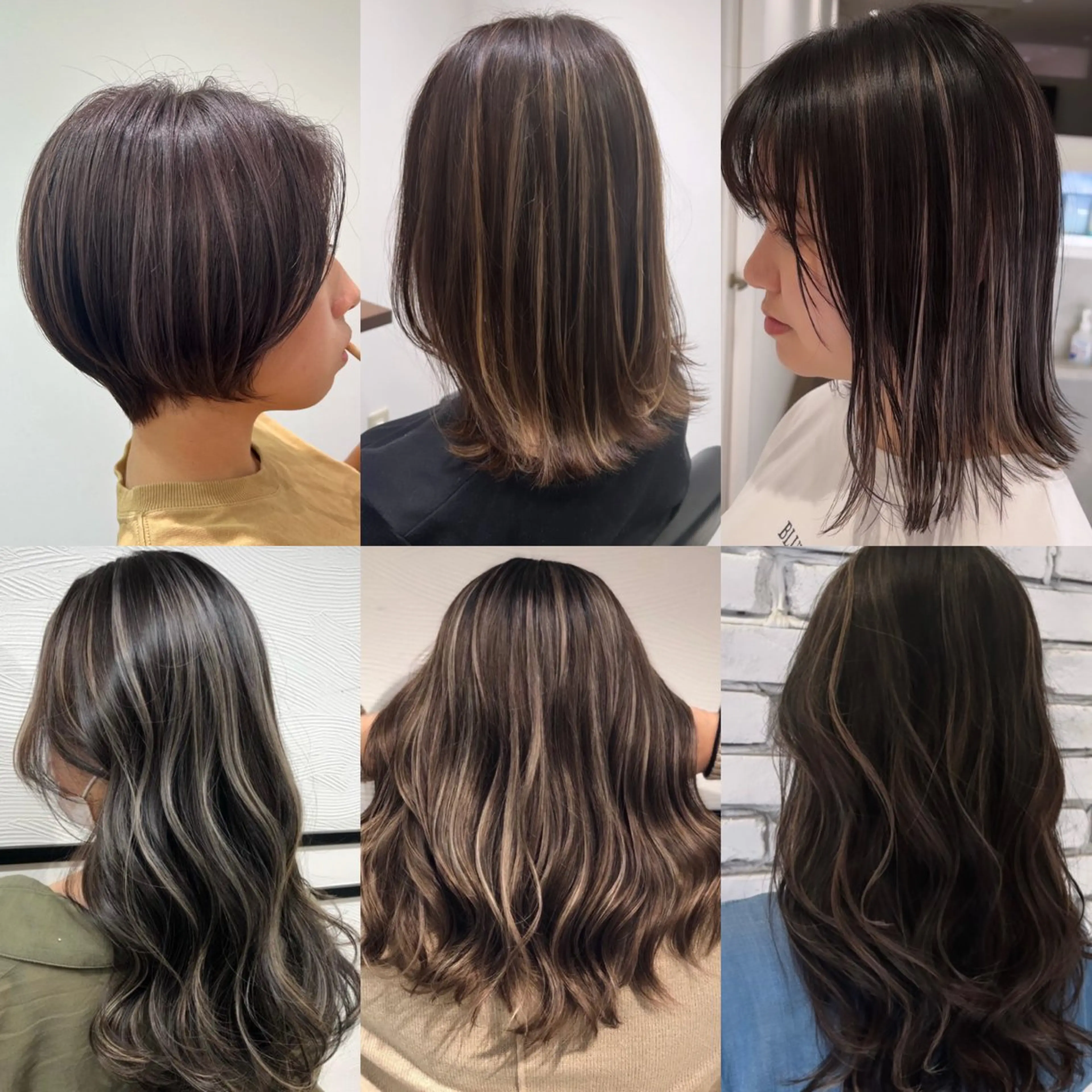 ヘアカラー レイヤーカット 早崎太生のヘアスタイル
