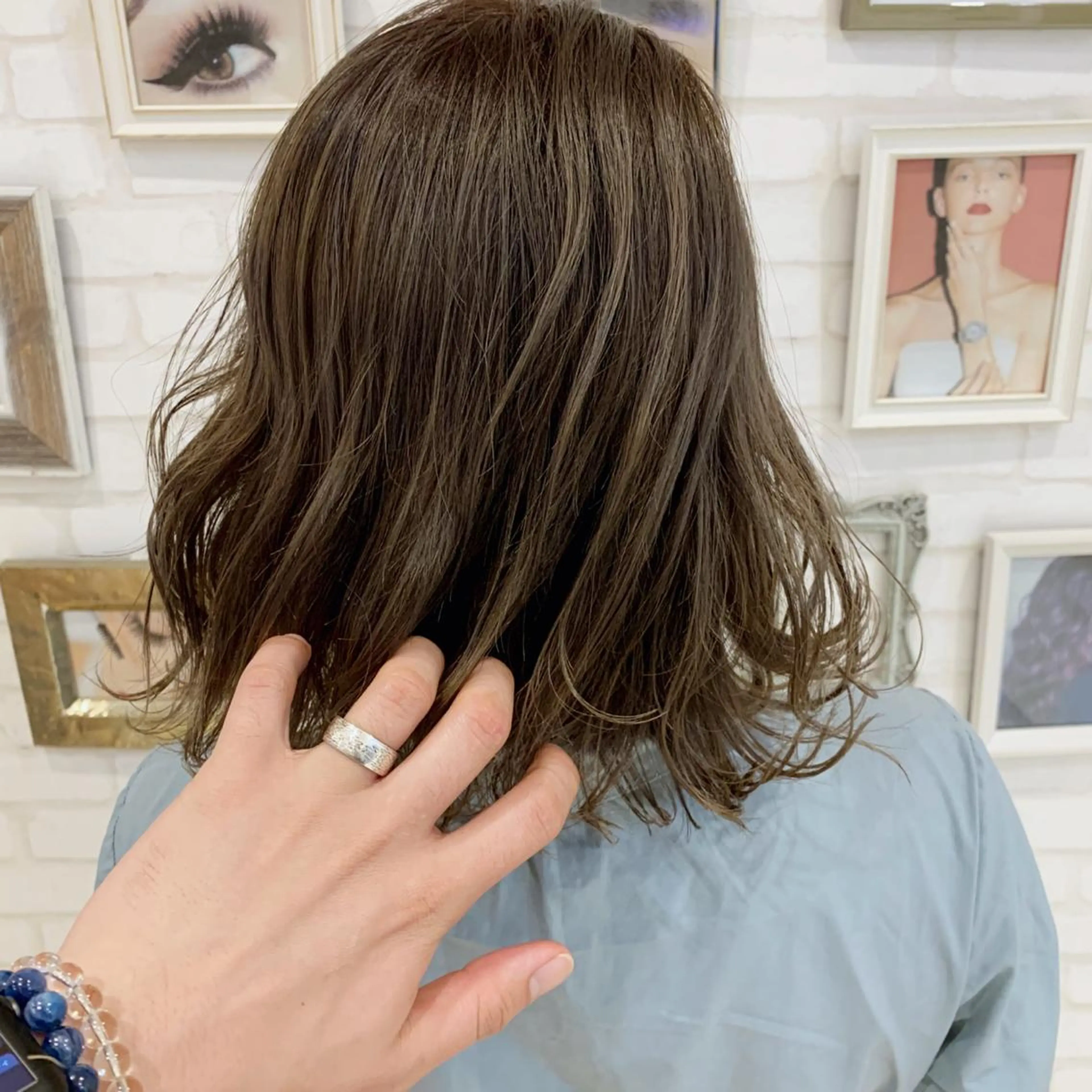 ミディアム ému エミュ　hair &spa所属・近藤 みゅうまのヘアスタイル