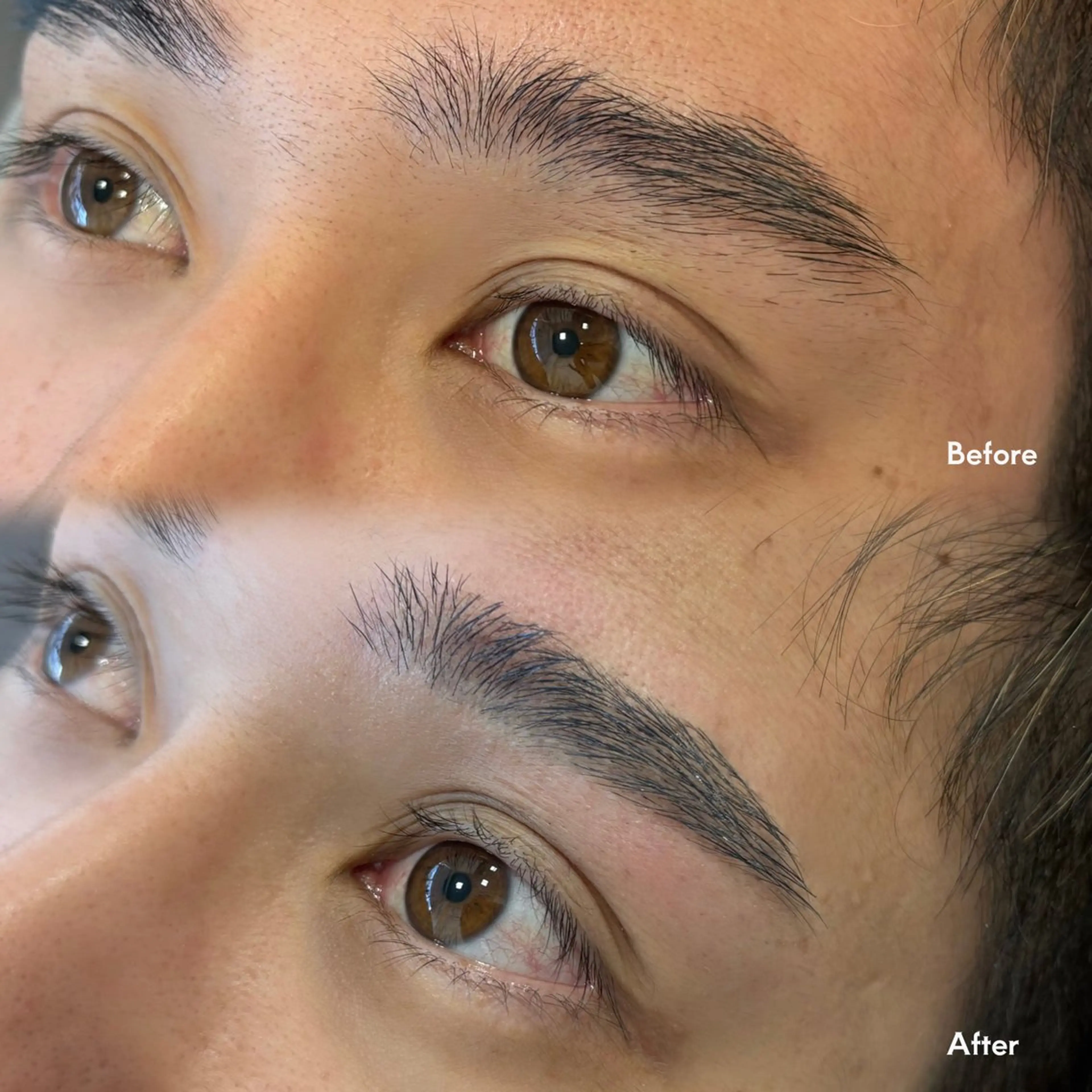 メンズ アイブロウ ワックス脱毛 眉カット 眉とまつ毛の 専門サロン/南森町のマツエク・マツパデザイン