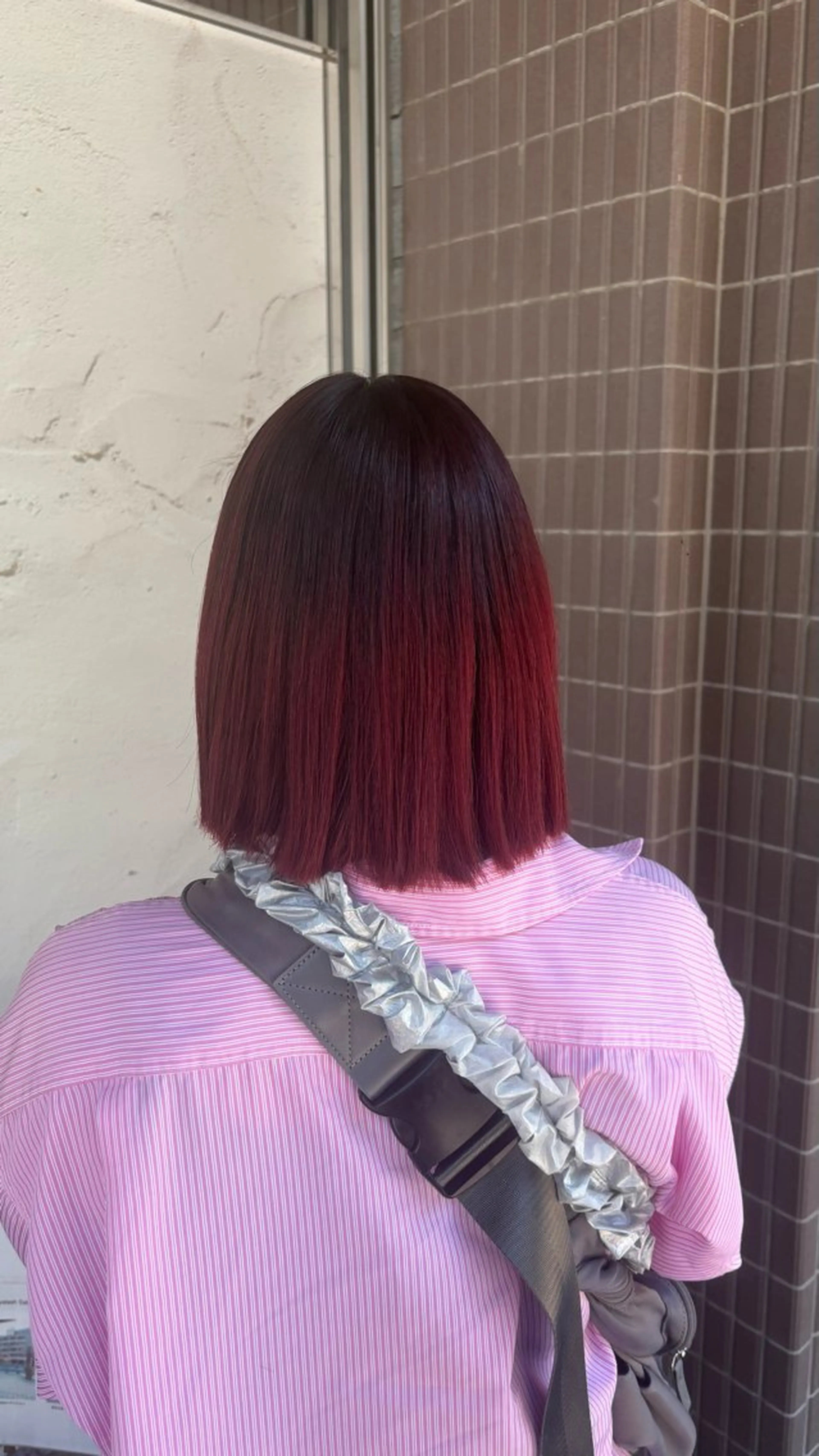 ショート カラー ブリーチ ヘアカラー 小池 かなこのヘアスタイル