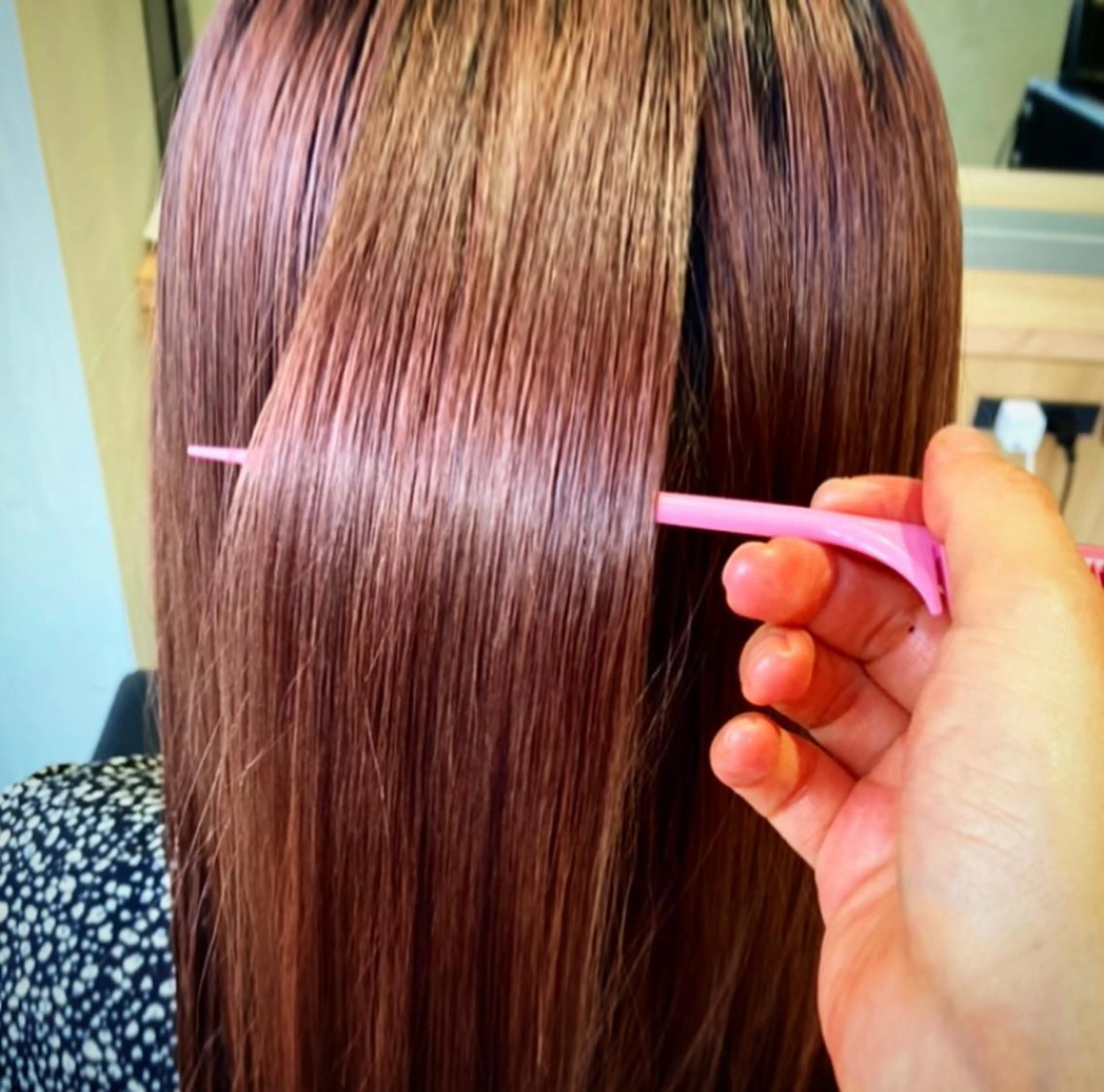 シャンプーブロー&3stepトリートメント（ロング料金あり）の写真