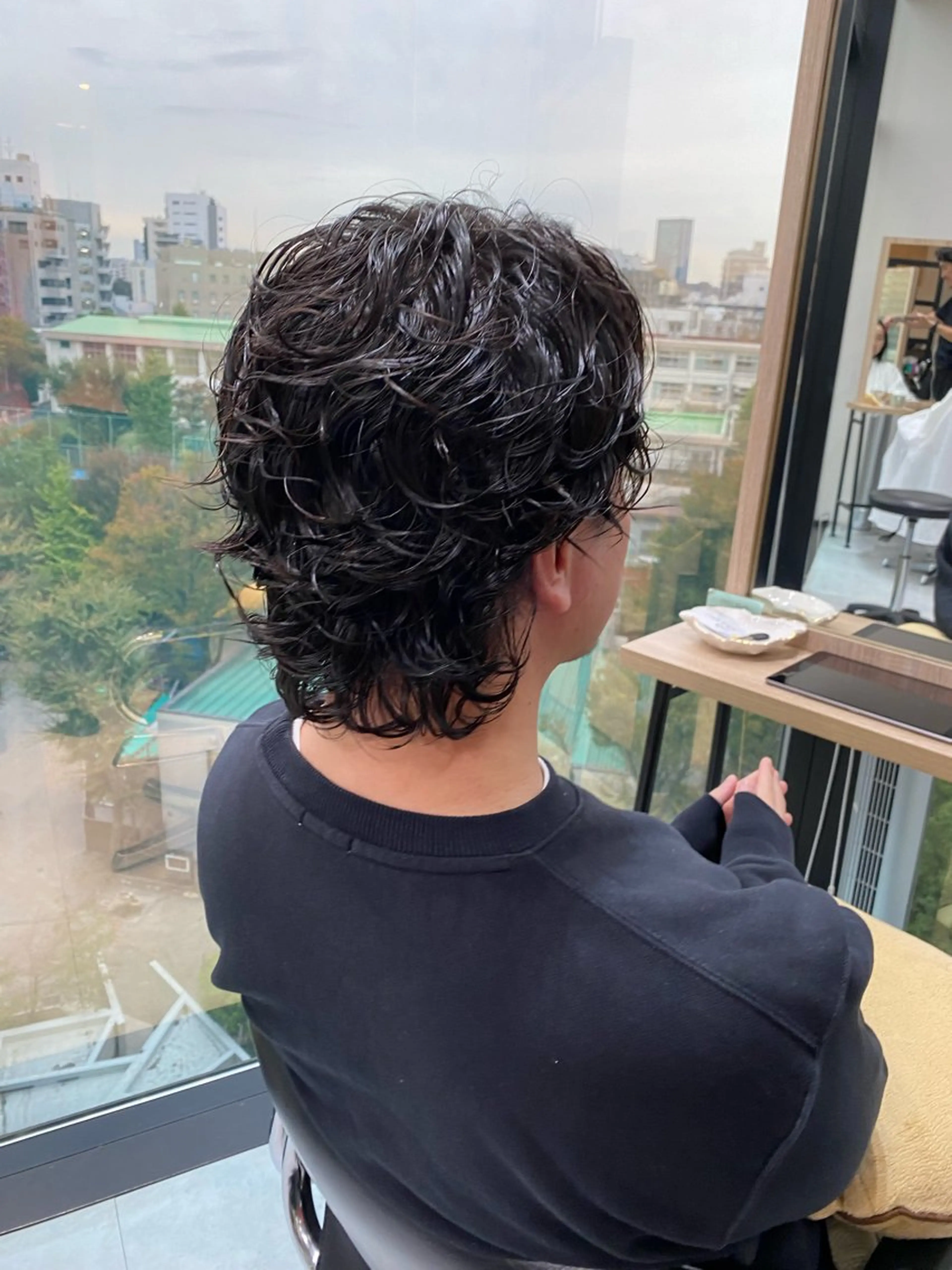 パーマ メンズ 𣘺夲友梨/ メンズ/恵比寿のヘアスタイル