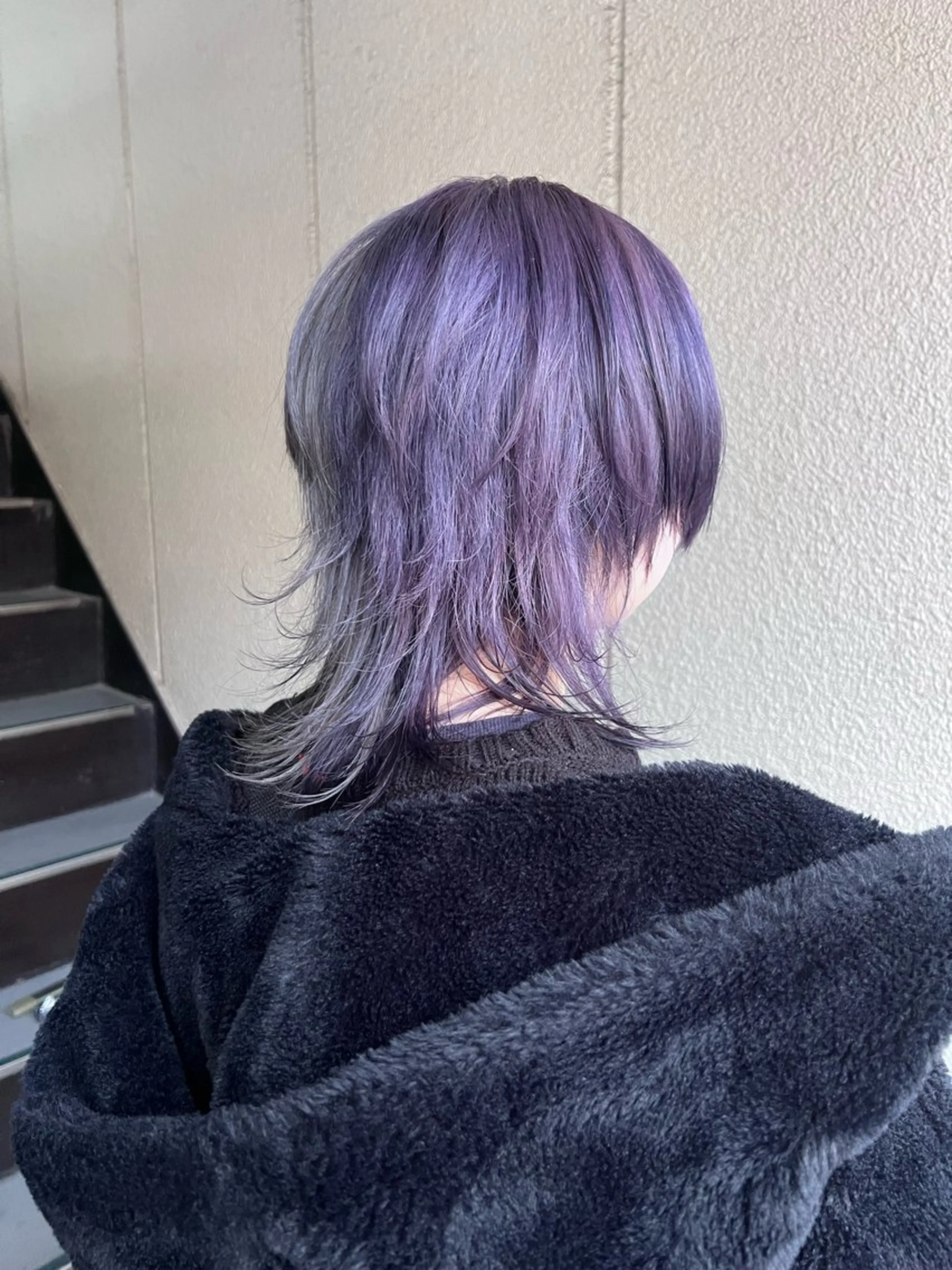 ミディアム カラー ブリーチ ウルフカット ヘアカラー トリートメント 🌈デザインヘア職人 Kaede🌈のヘアスタイル