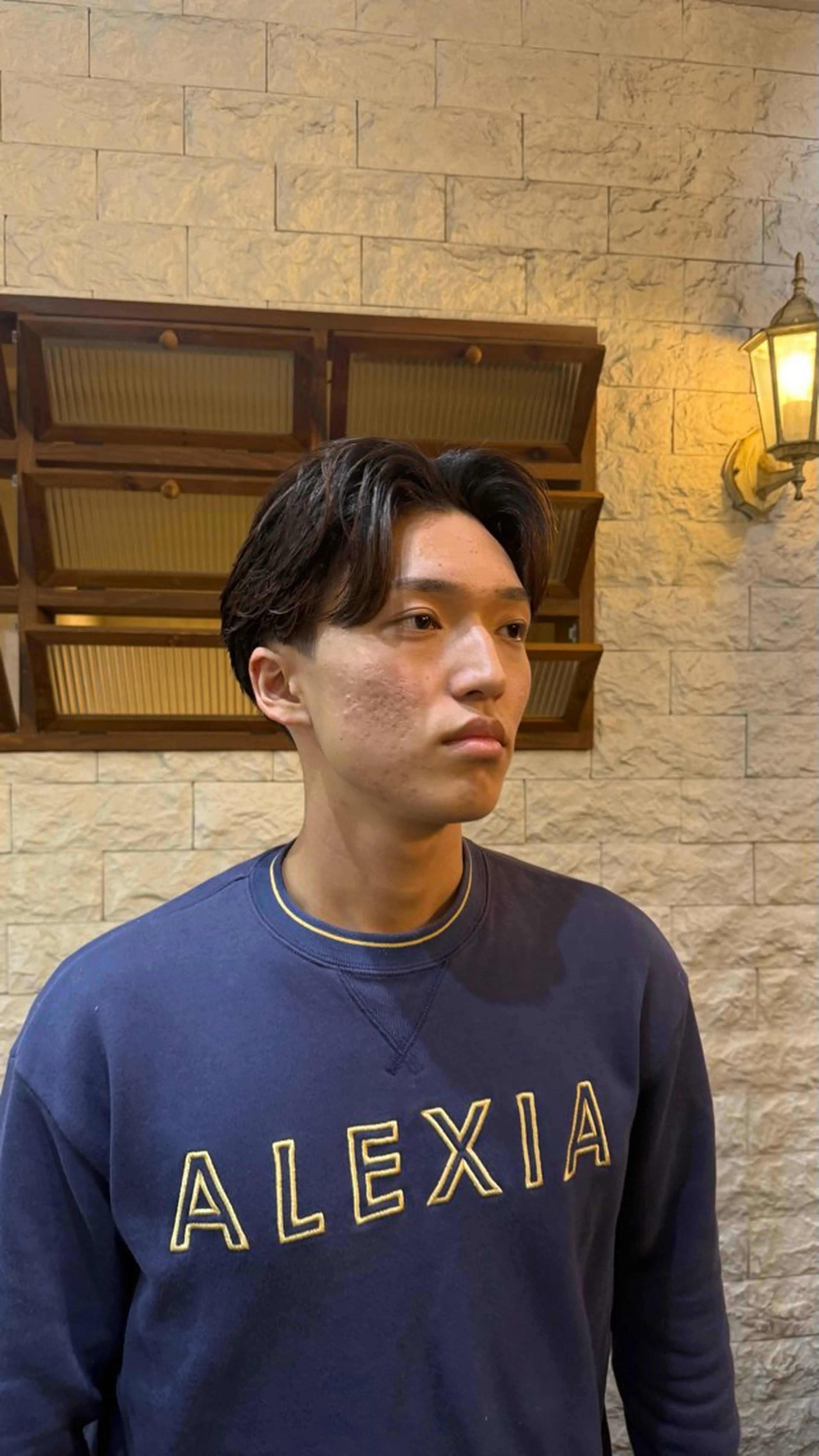 パーマ カット パーマ メンズパーマ✨️/ 縮毛カラー🫧あきはのヘアスタイル