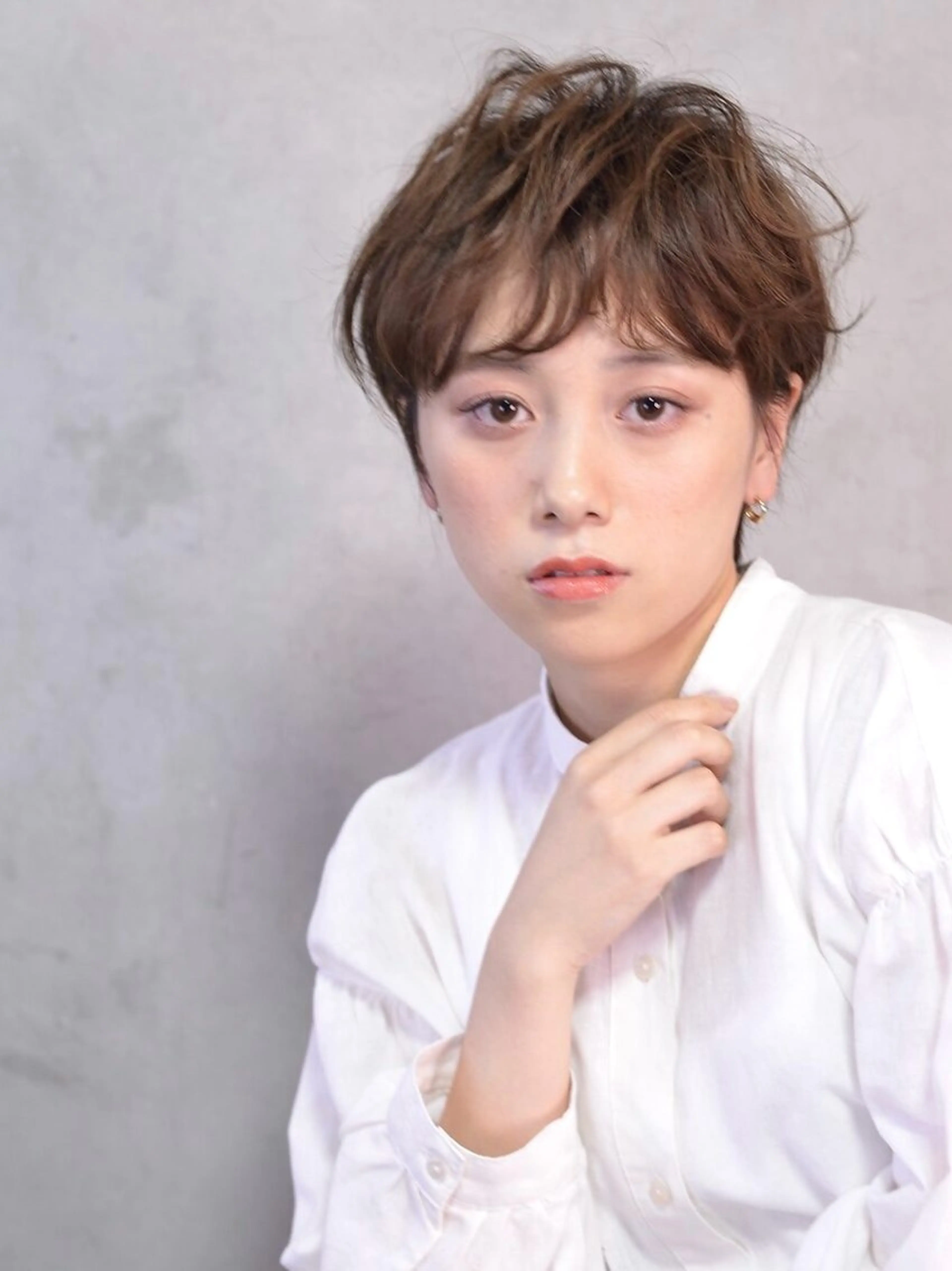 ショート カット ヘアカラー トリートメント 髪質改善/ヘアケア coiiはしもとはなのヘアスタイル