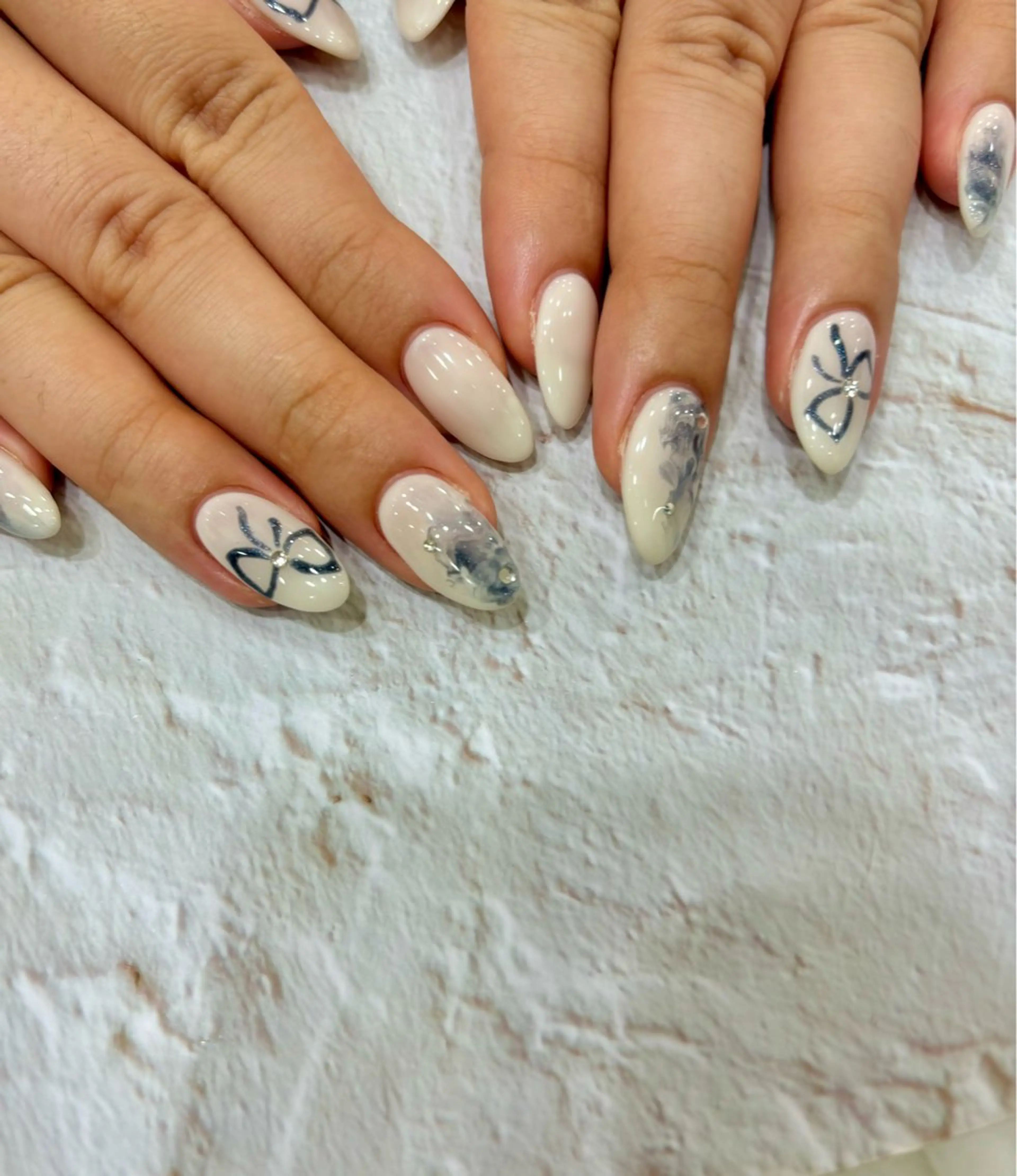 自爪に優しいパラジェル使用🫧ジェルネイル ハンドワンカラー💅🏻の写真