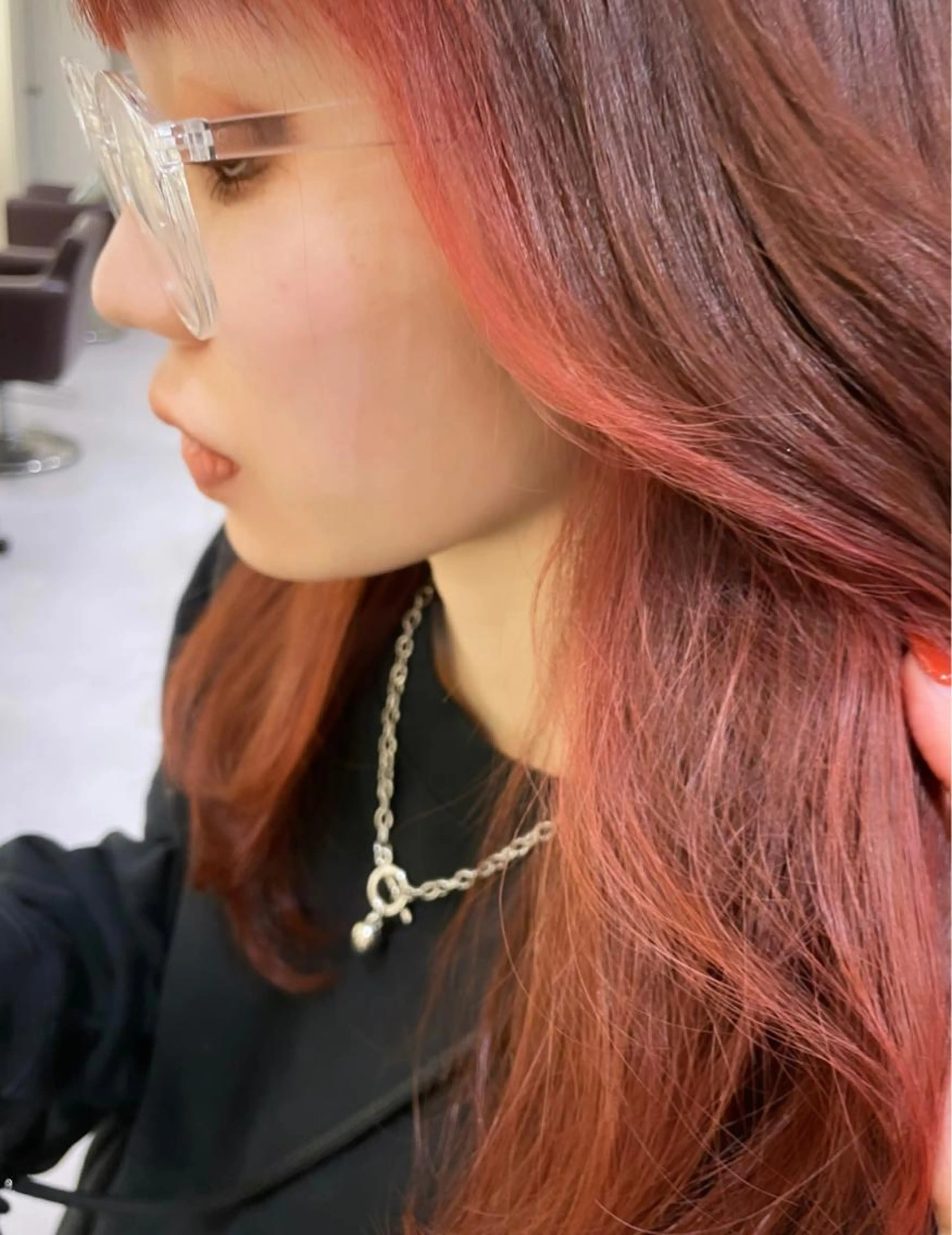 🍒カット＋暖色カラー＋トリートメント🍒の写真