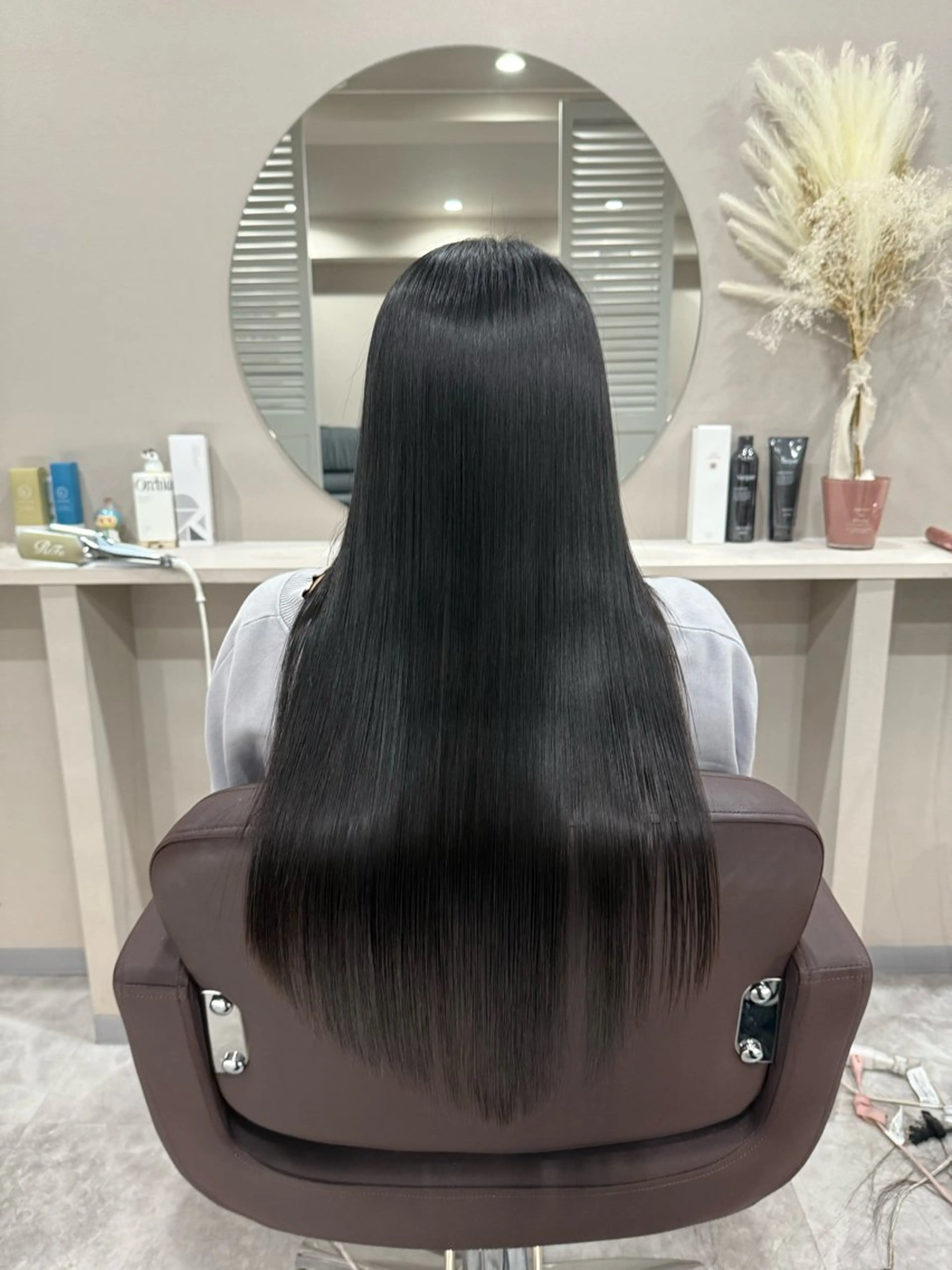 ミディアム mimiiy梅田 中崎町ハイトーンのヘアスタイル