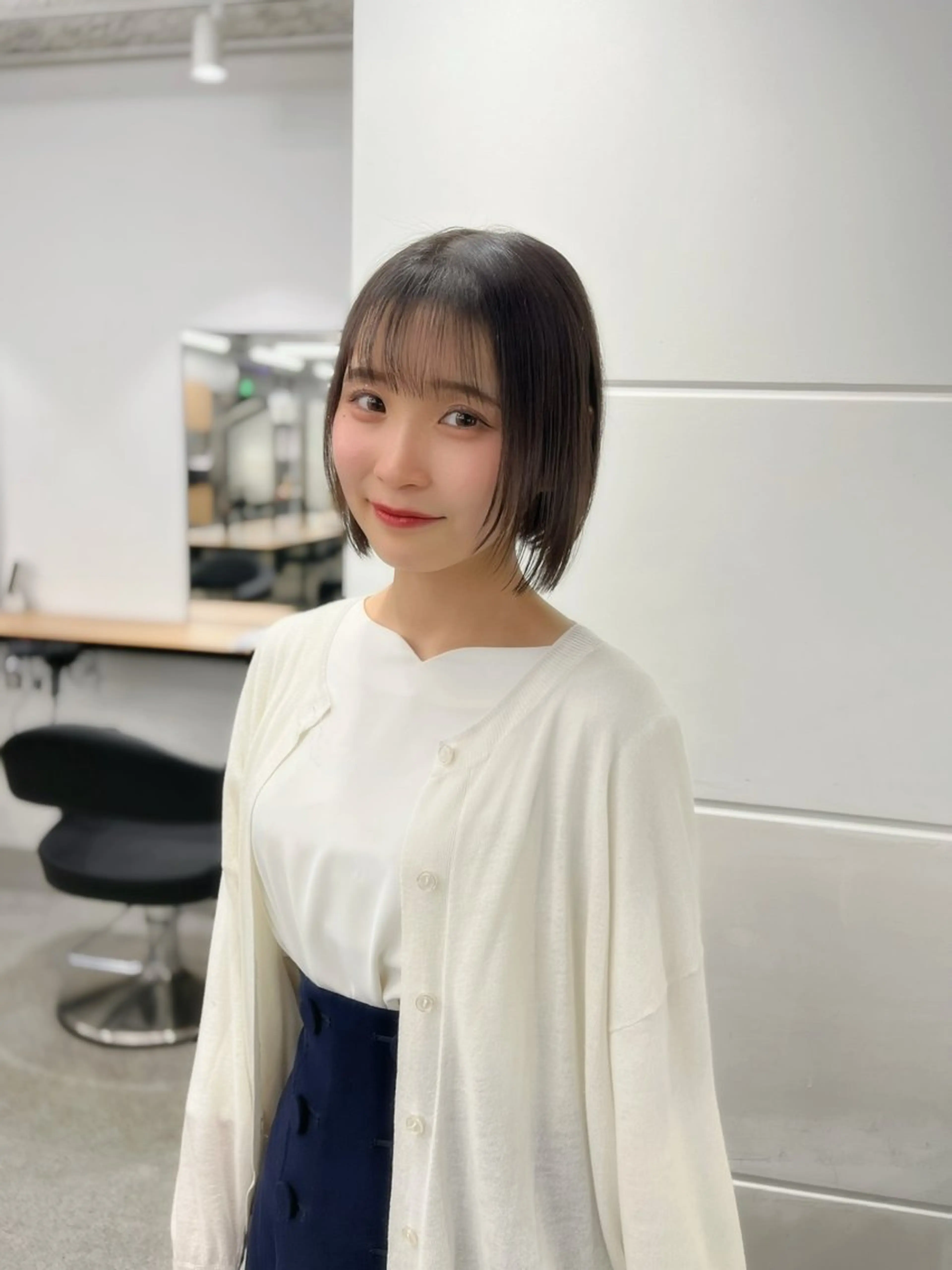 ショート モテヘア/グレージュ /ボブ/前原汐🎐のヘアスタイル