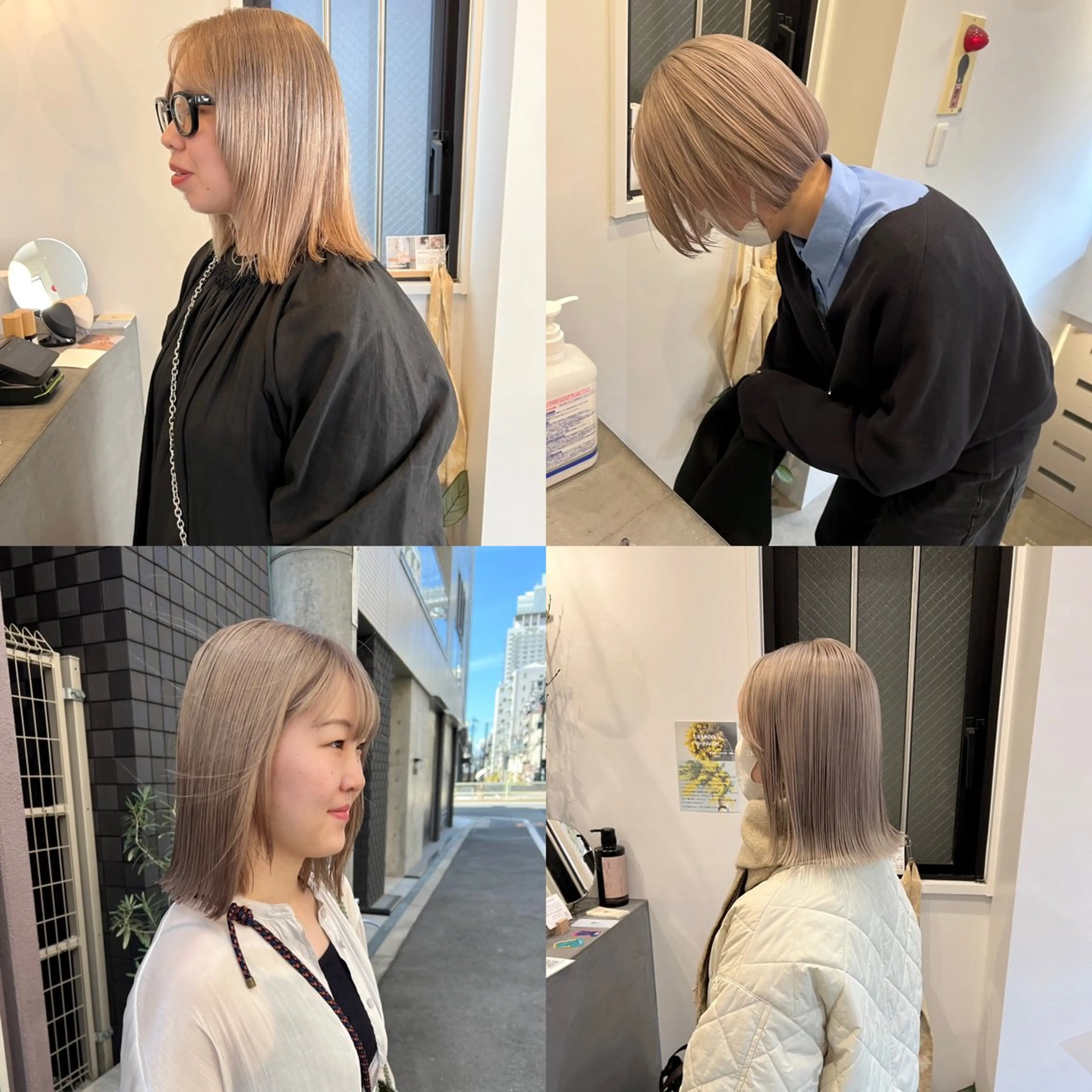 ミディアム ボブ／パーマ指名 No. 1🍃れんとのヘアスタイル